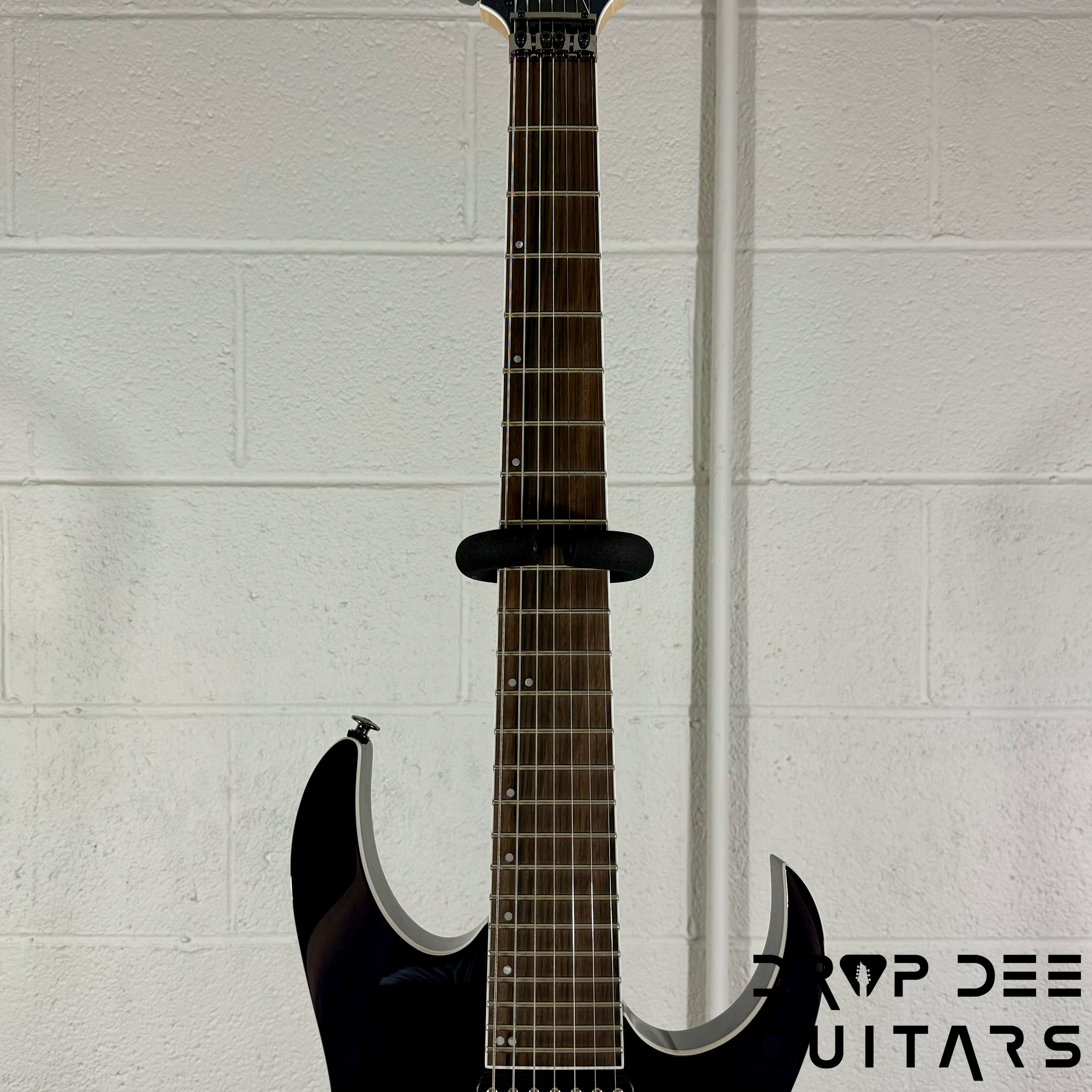 Ibanez Prestige RG2027XL Baritone 7-String Electric Guitar w/ Case - Dark Tide Blue