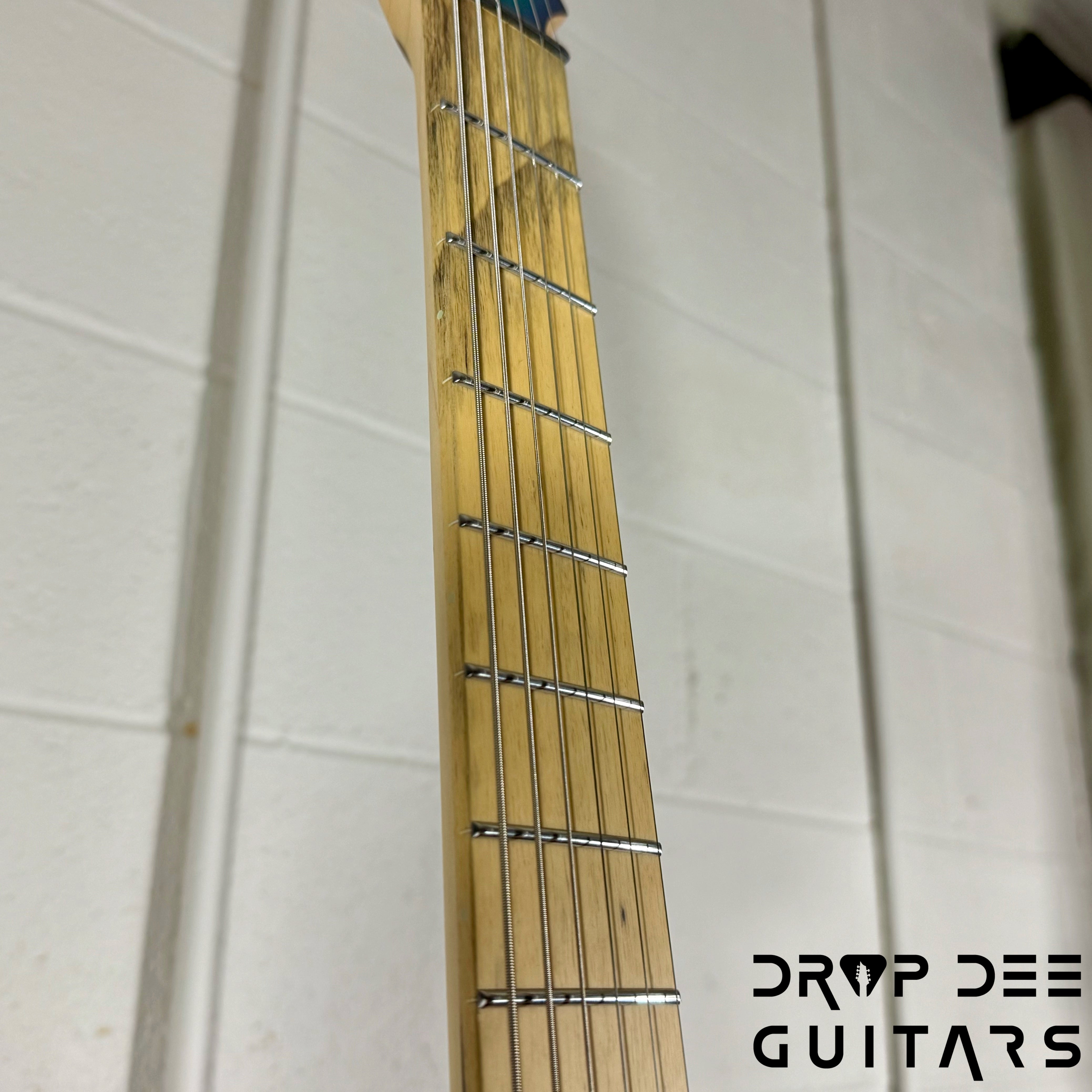 Balaguer DDG Exclusive Run Diablo Baritone Electric Guitar w/ Bag (1062) - Island Burst