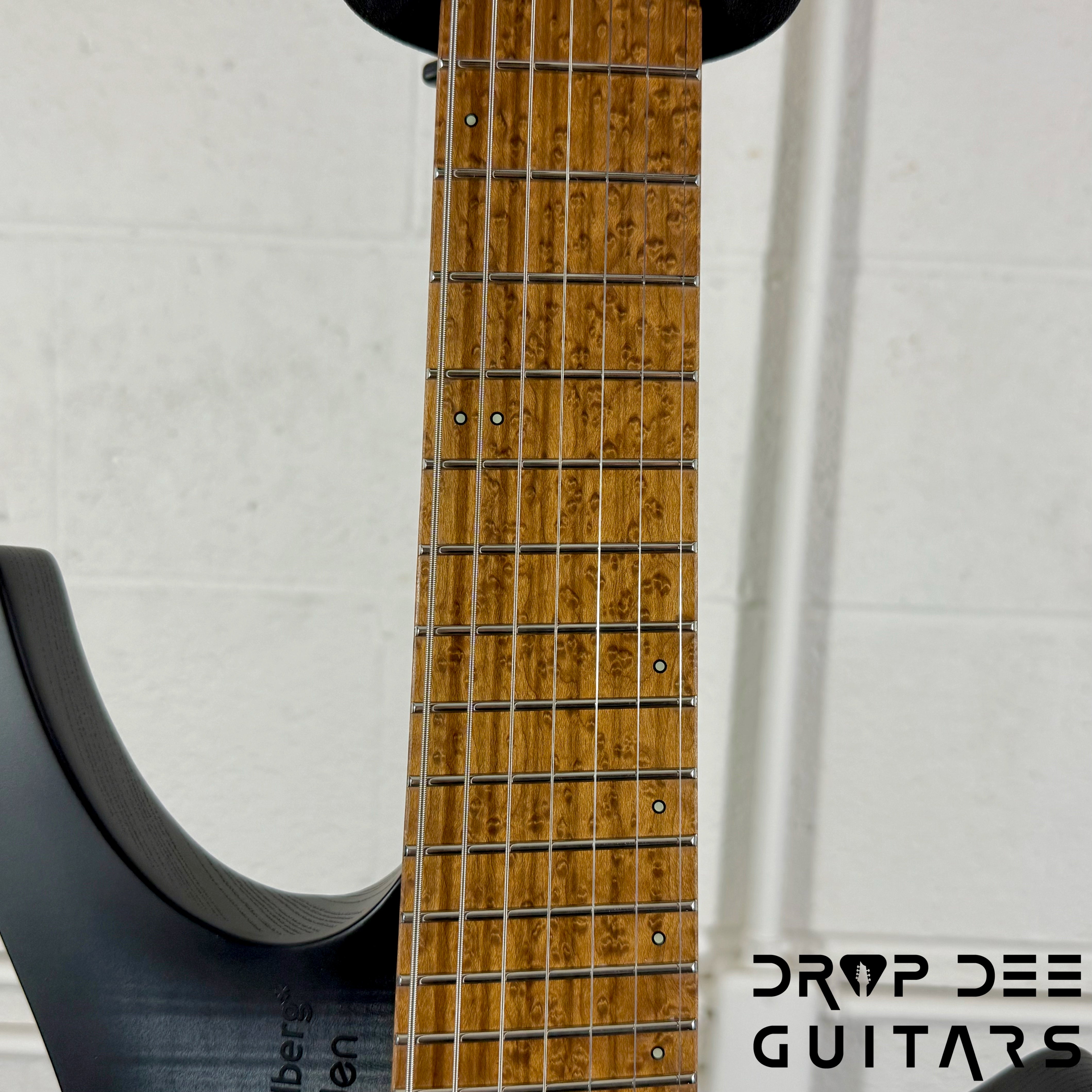 Strandberg Boden Original N2.7 7-String Multiscale Headless Electric Guitar w/ Bag - Black Denim Burst Satin