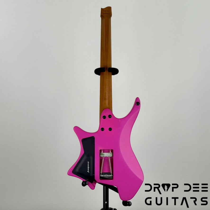 Strandberg Boden Standard N2.6T Tremolo Multiscale Headless Electric Guitar w/ Bag - Electric Fuchsia Metallic