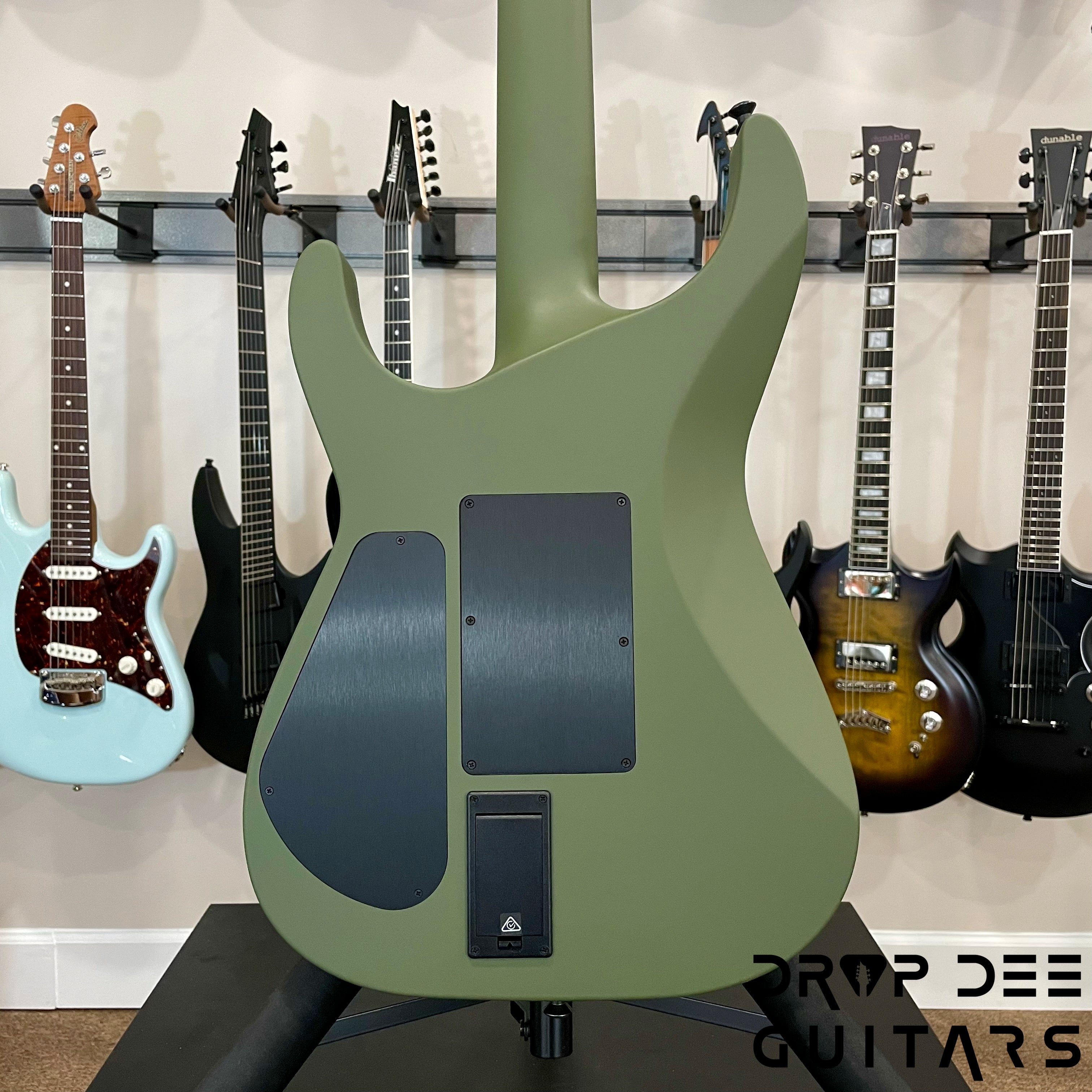 Jackson American Series Soloist SL2MG Electric Guitar w/ Case - Matte Army Drab