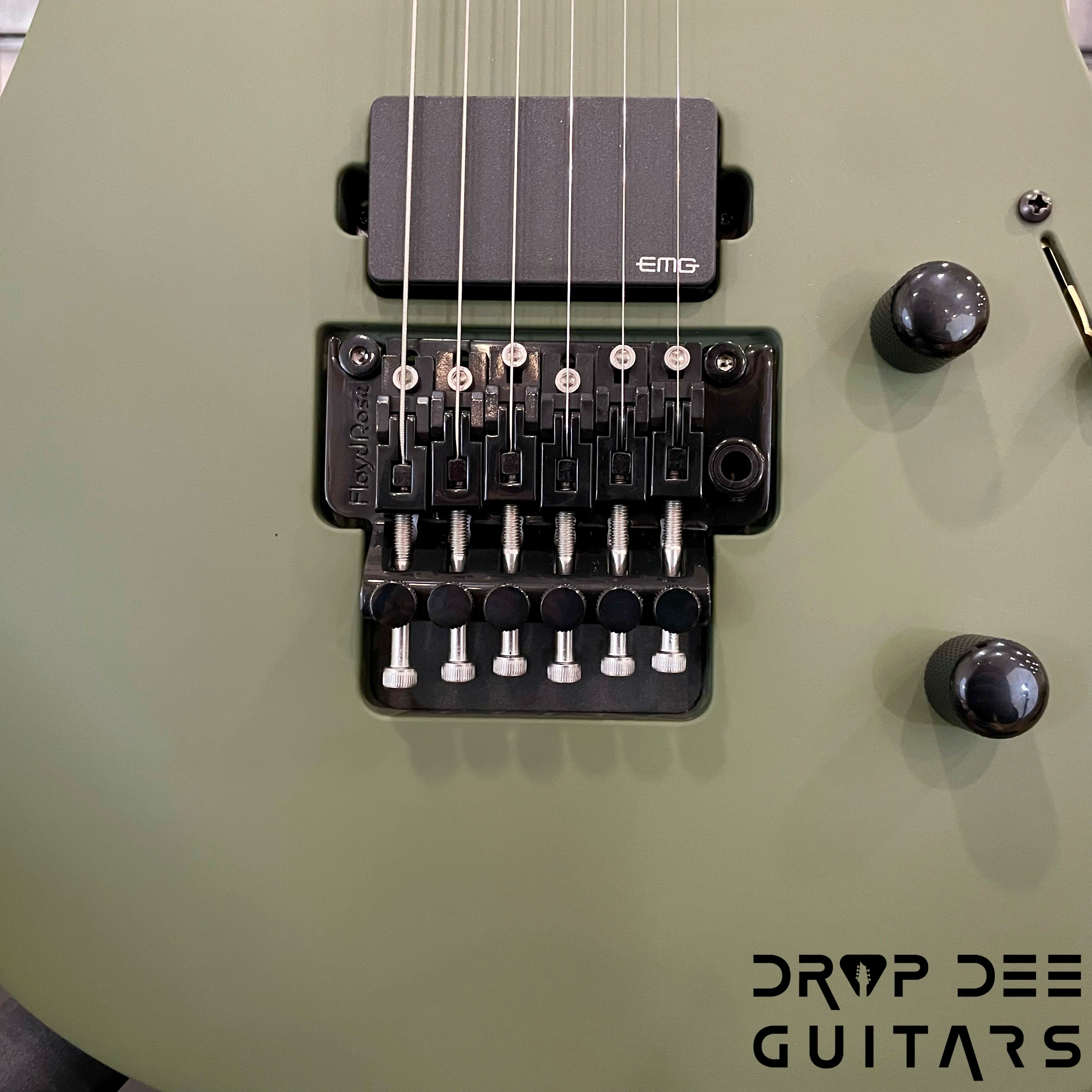 Jackson American Series Soloist SL2MG Electric Guitar w/ Case - Matte Army Drab