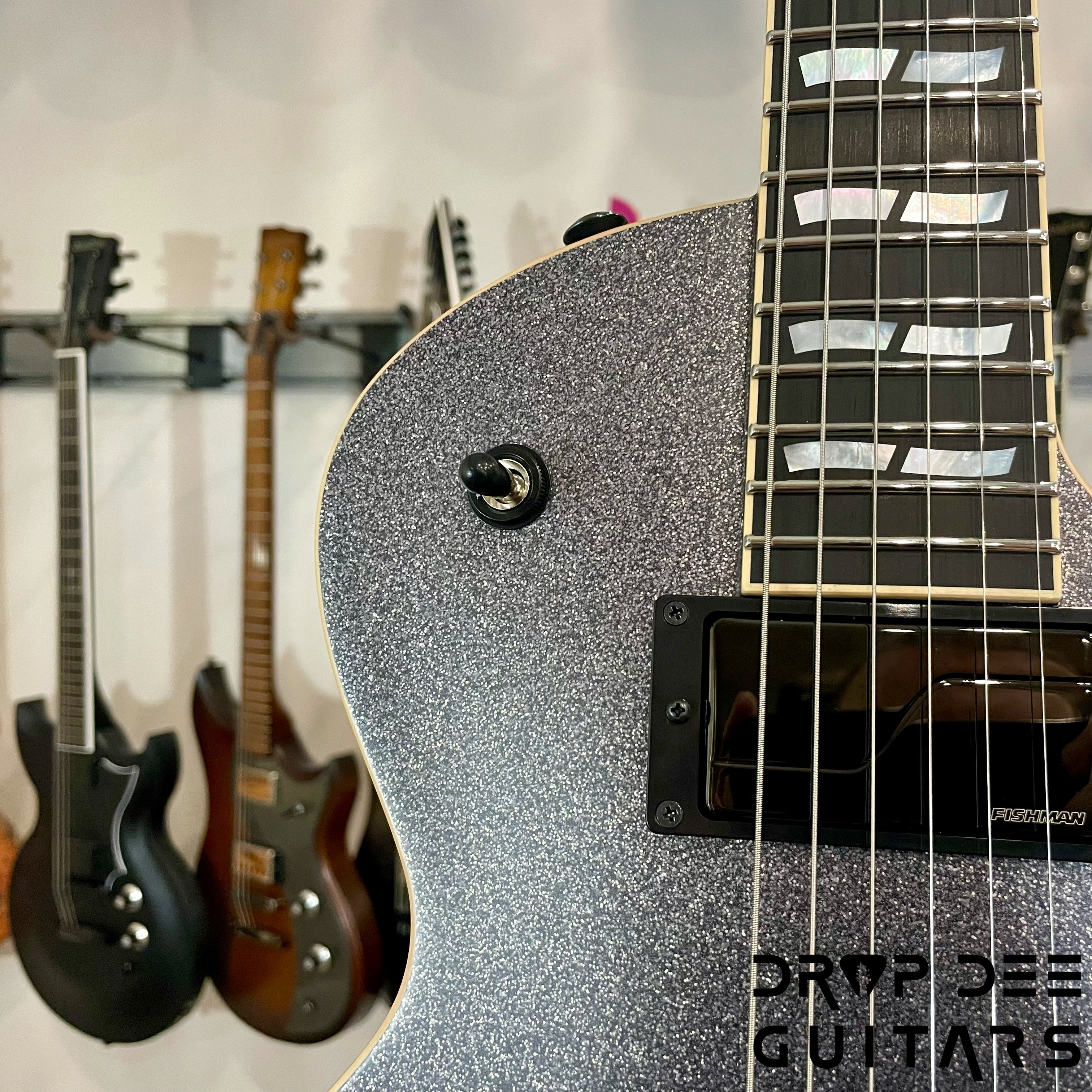 ESP USA Eclipse Electric Guitar w/ Case - Black Sparkle
