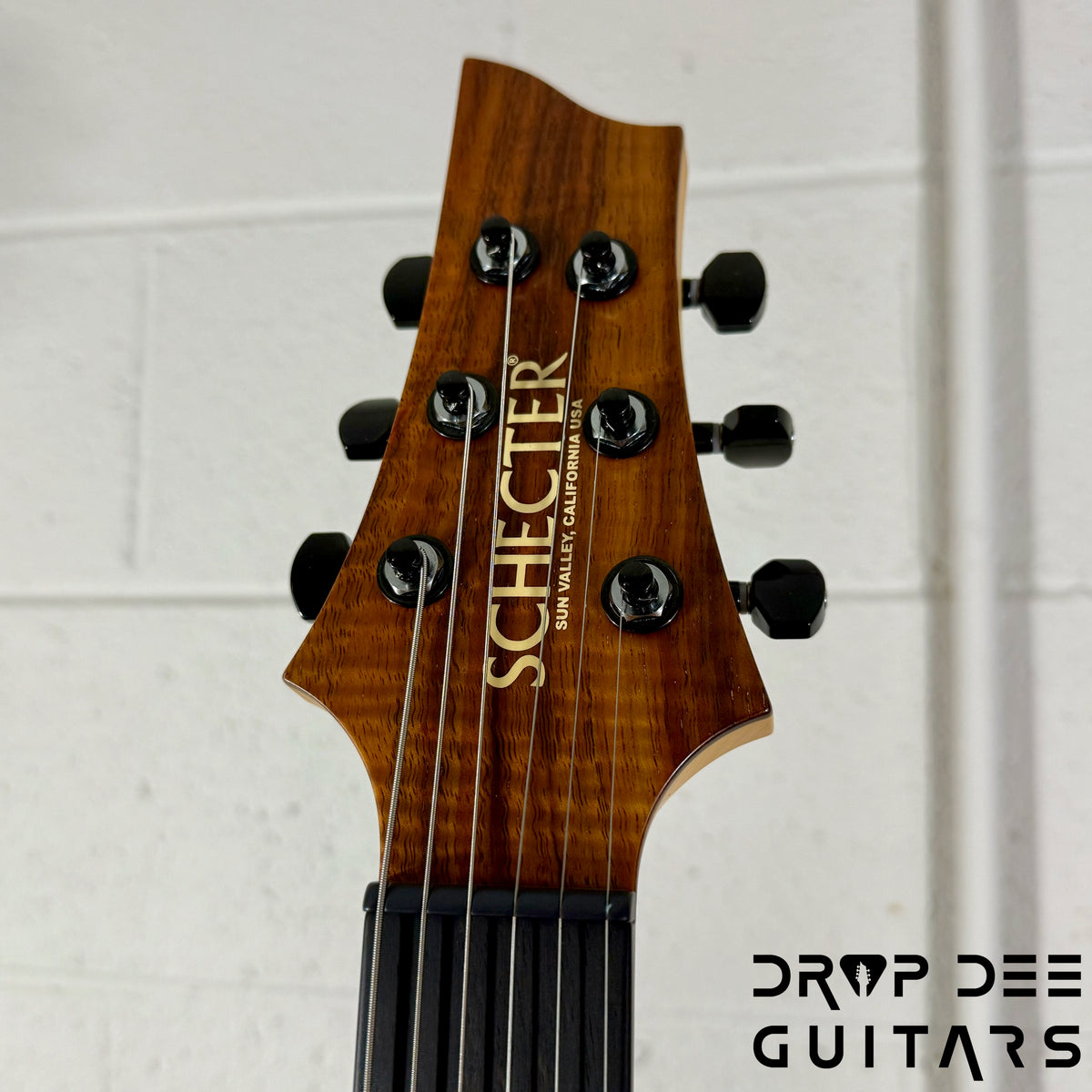 Schecter Custom Shop Sunset Extreme Exotic Electric Guitar w/ Case - Koa Vintage Natural Satin