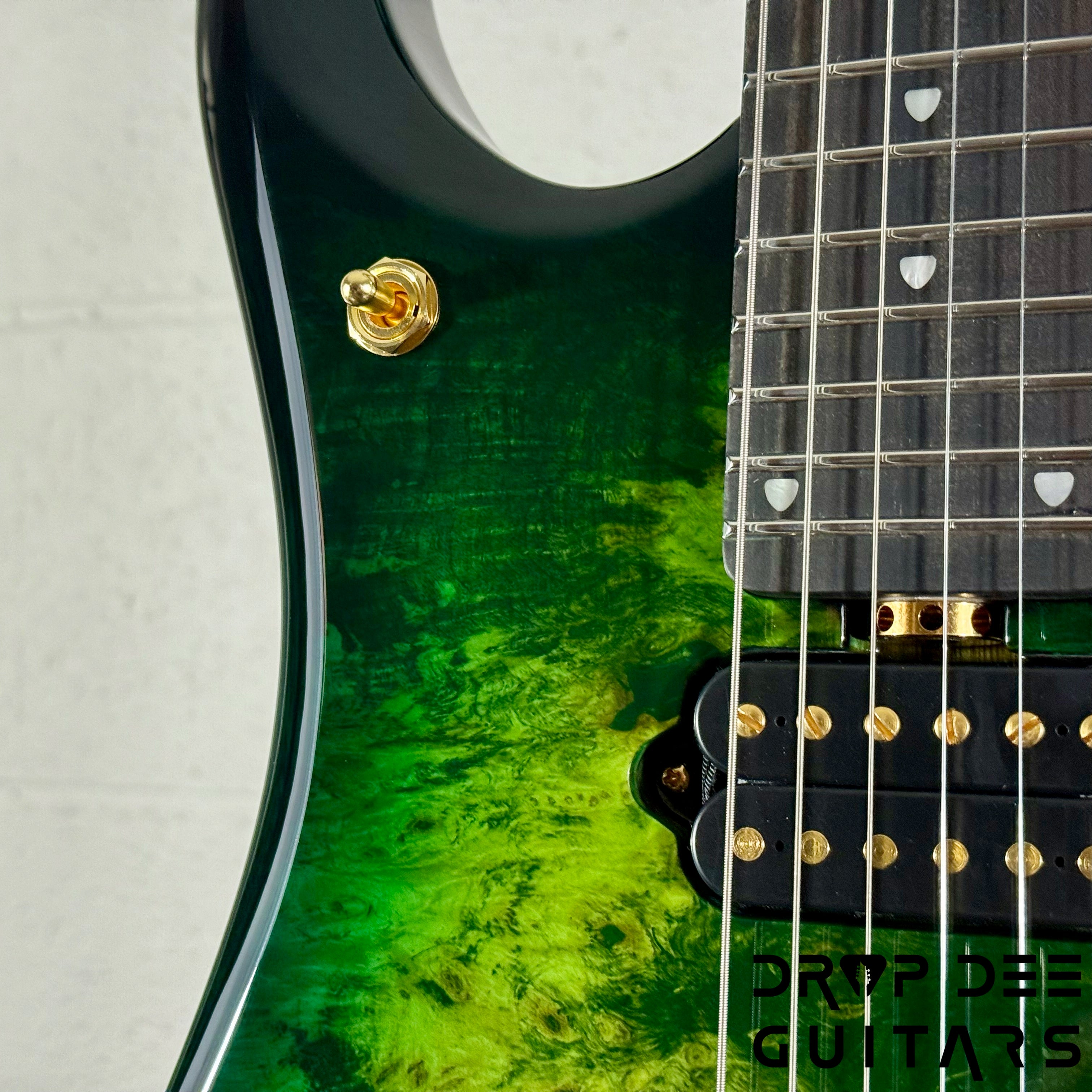 Ernie Ball Music Man BFR JP15 Electric Guitar w/ Case - Toxic Sludge