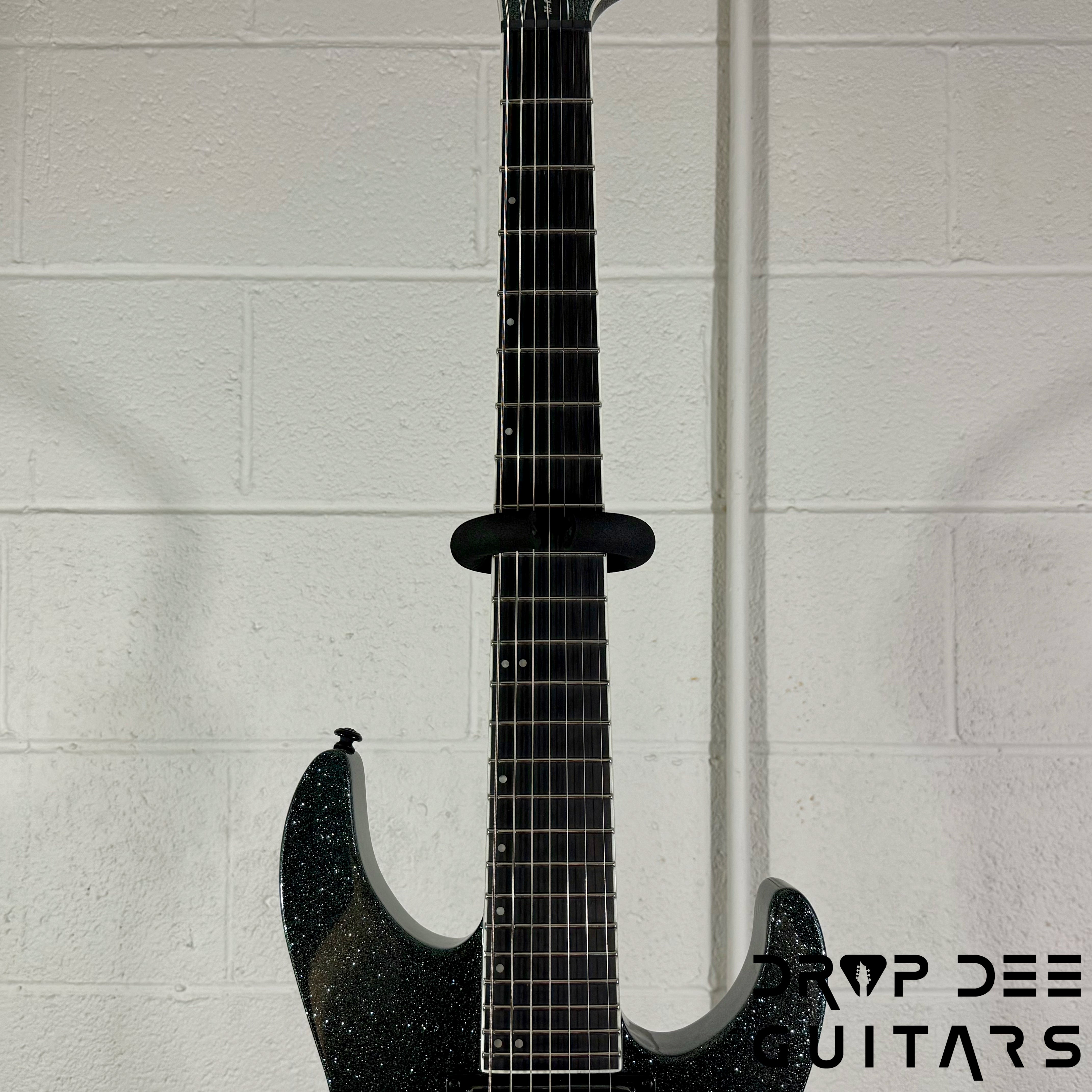 ESP LTD M-1007 Baritone Evertune 7-String Electric Guitar w/ Bag - Granite Sparkle