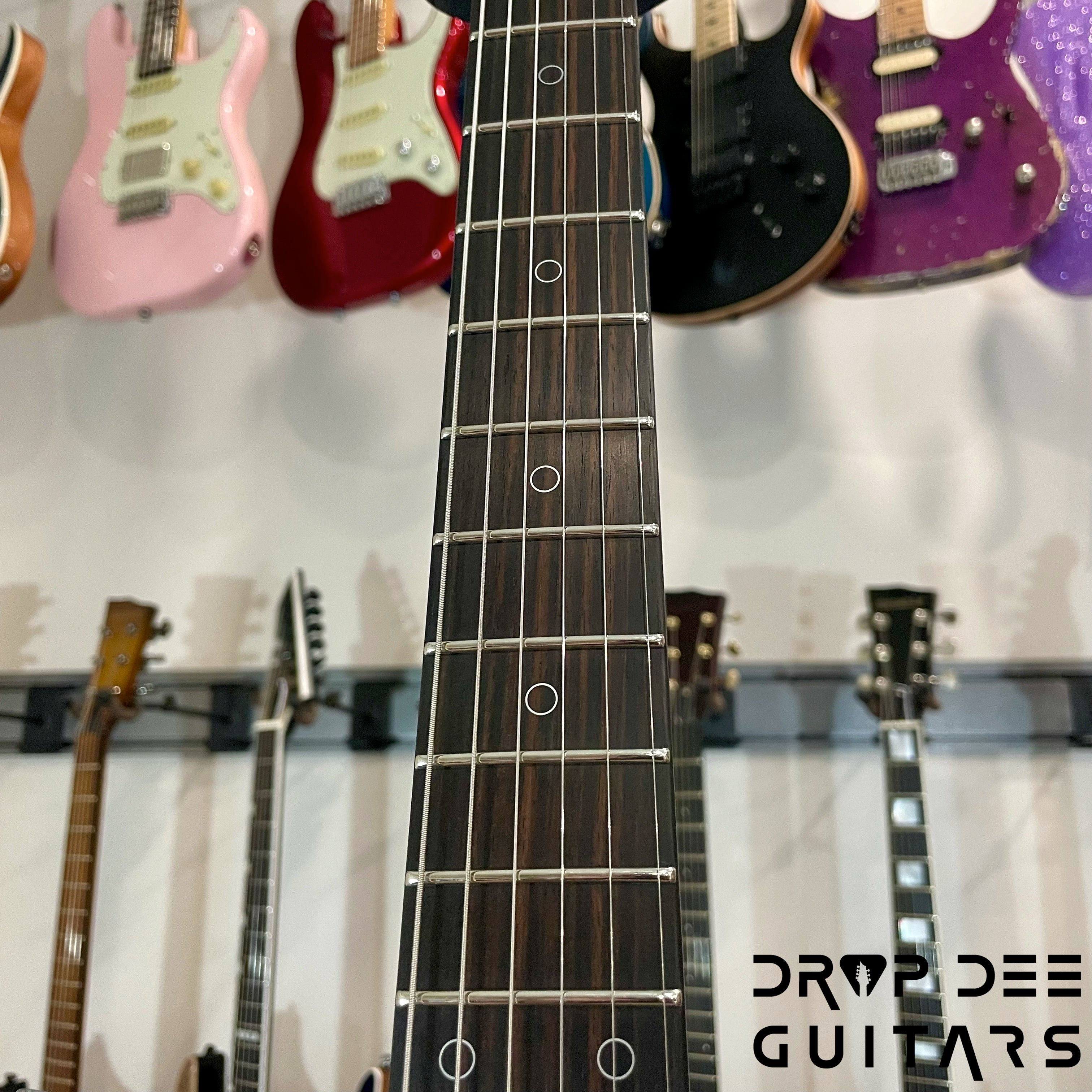 Schecter USA Custom Shop Nick Johnston Traditional Electric Guitar w/ Case - Lake Placid Blue over 3-Tone Sunburst (Heavy Relic)