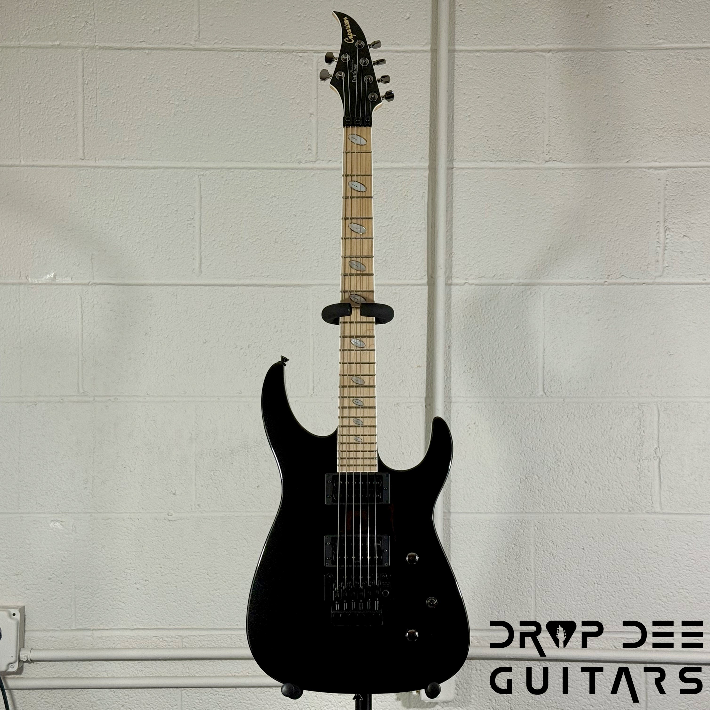 Caparison Dellinger II Prominenace MF Electric Guitar w/ Bag - Trans Spectrum Black