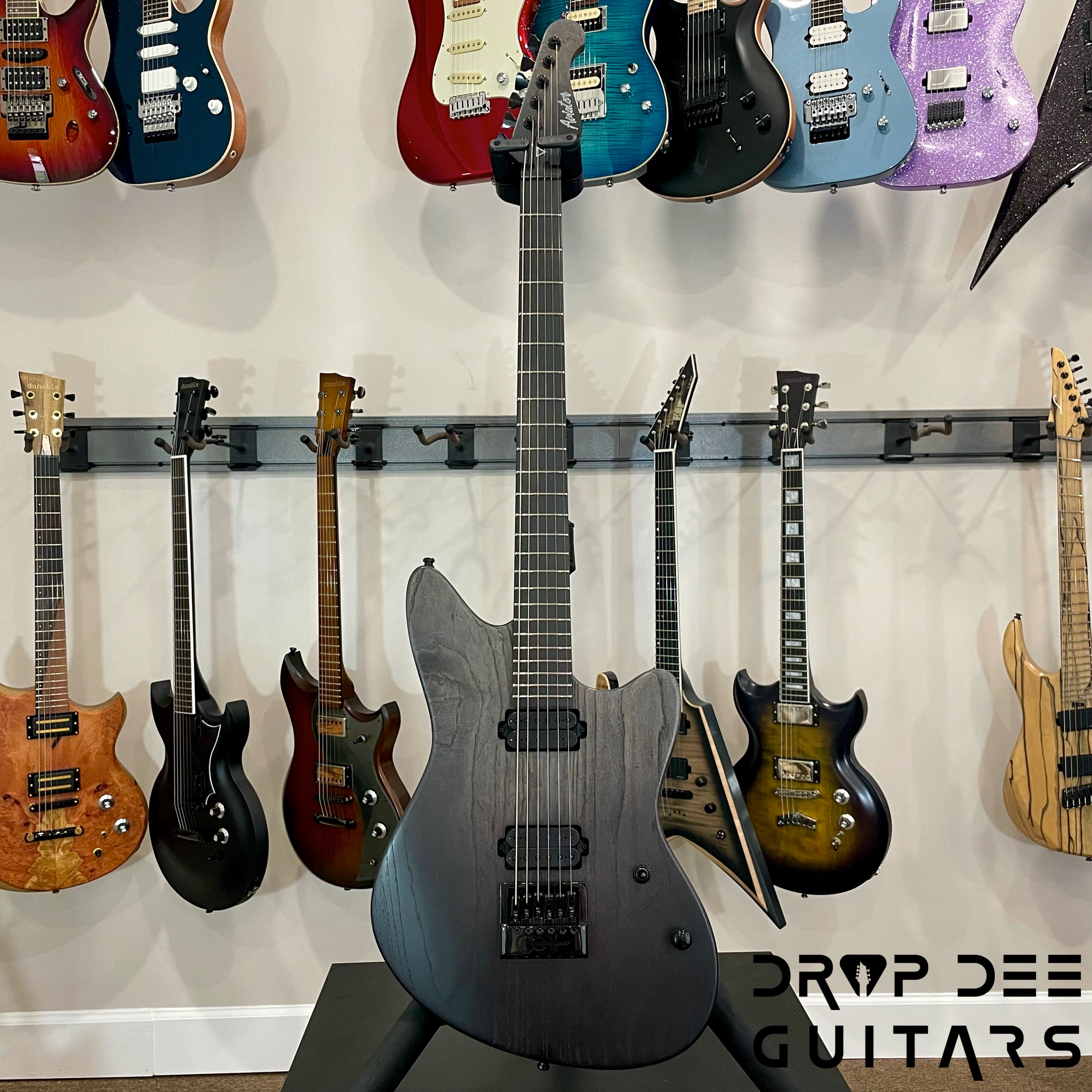 Aviator Maverick 6 Baritone Evertune Pilot Edition Electric Guitar w/ Case