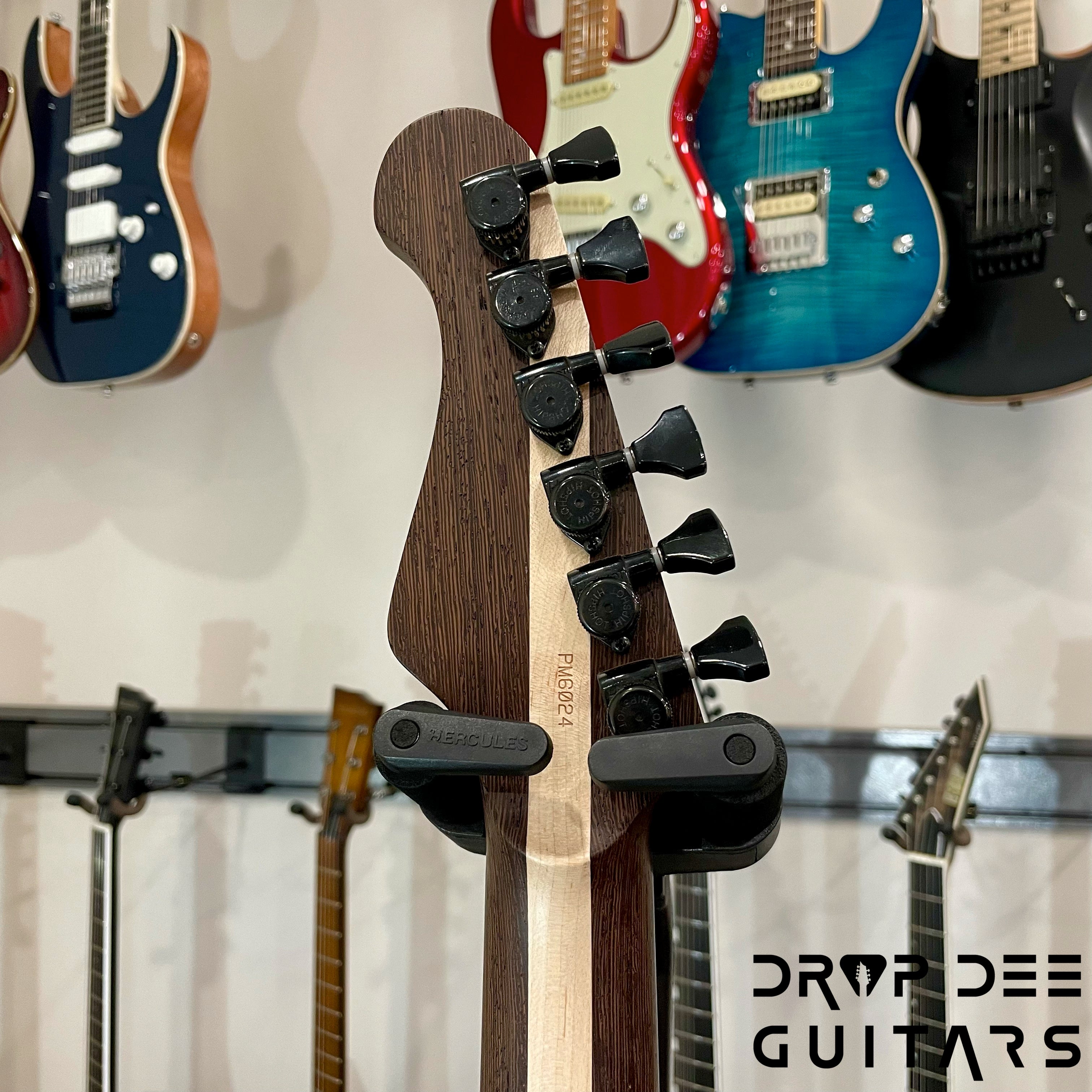 Aviator Maverick 6 Baritone Evertune Pilot Edition Electric Guitar w/ Case