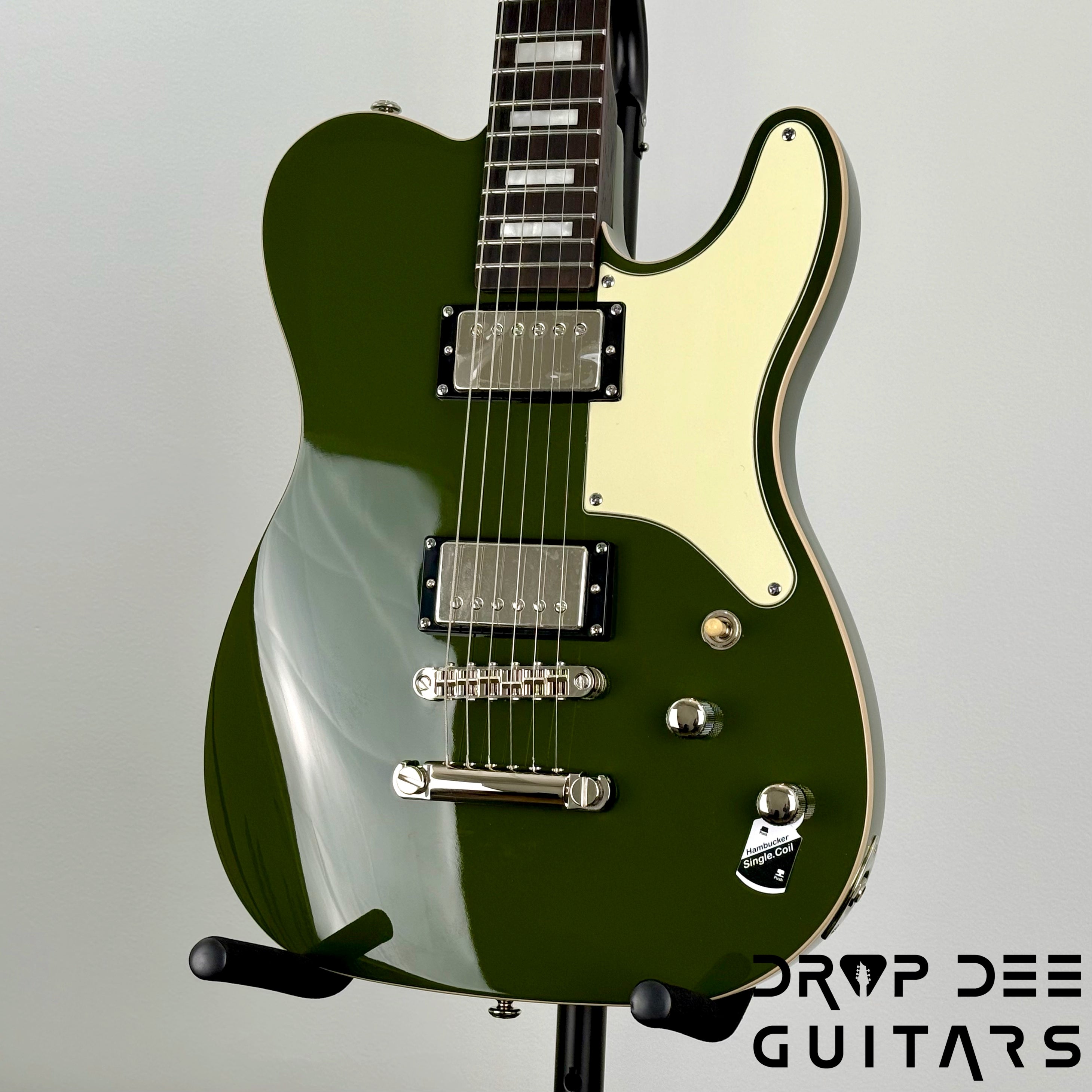 Schecter Diamond Series Jack Fowler PT Electric Guitar - Drab Green