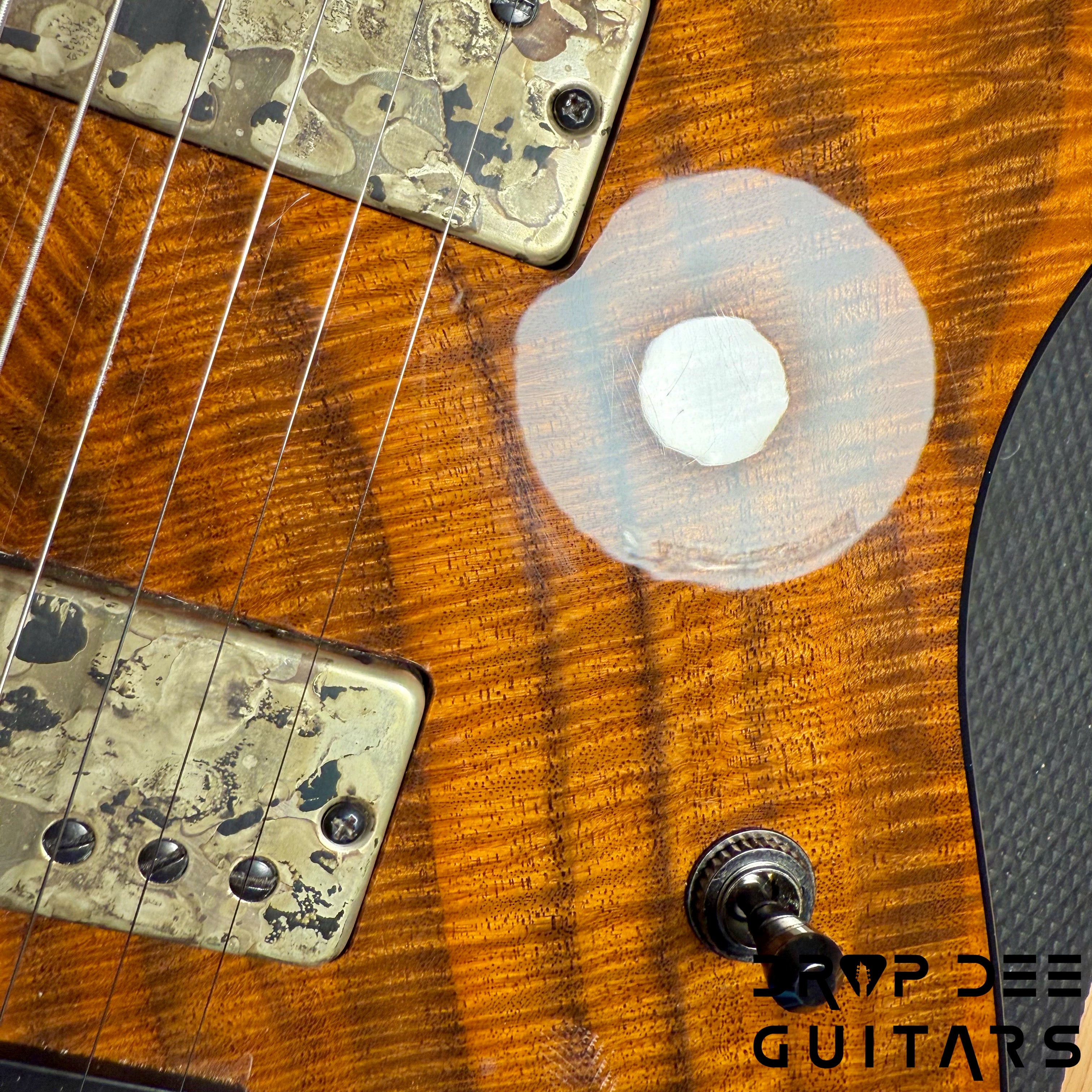 Schecter Custom Shop Masterworks PT CET-8 Baritone 8-String Electric Guitar w/ Case - Koa Natural