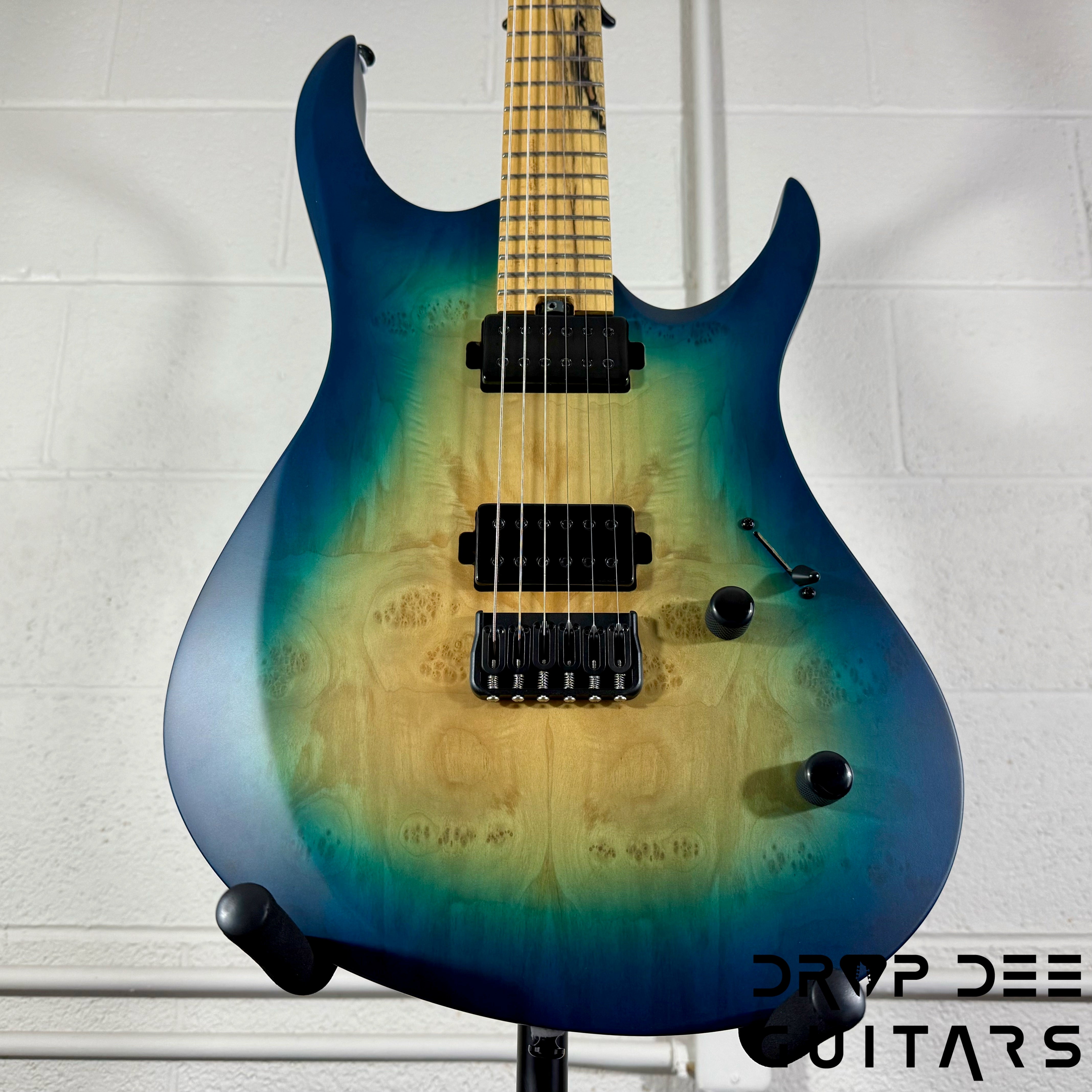 Balaguer DDG Exclusive Run Diablo Baritone Electric Guitar w/ Bag (1051) - Island Burst