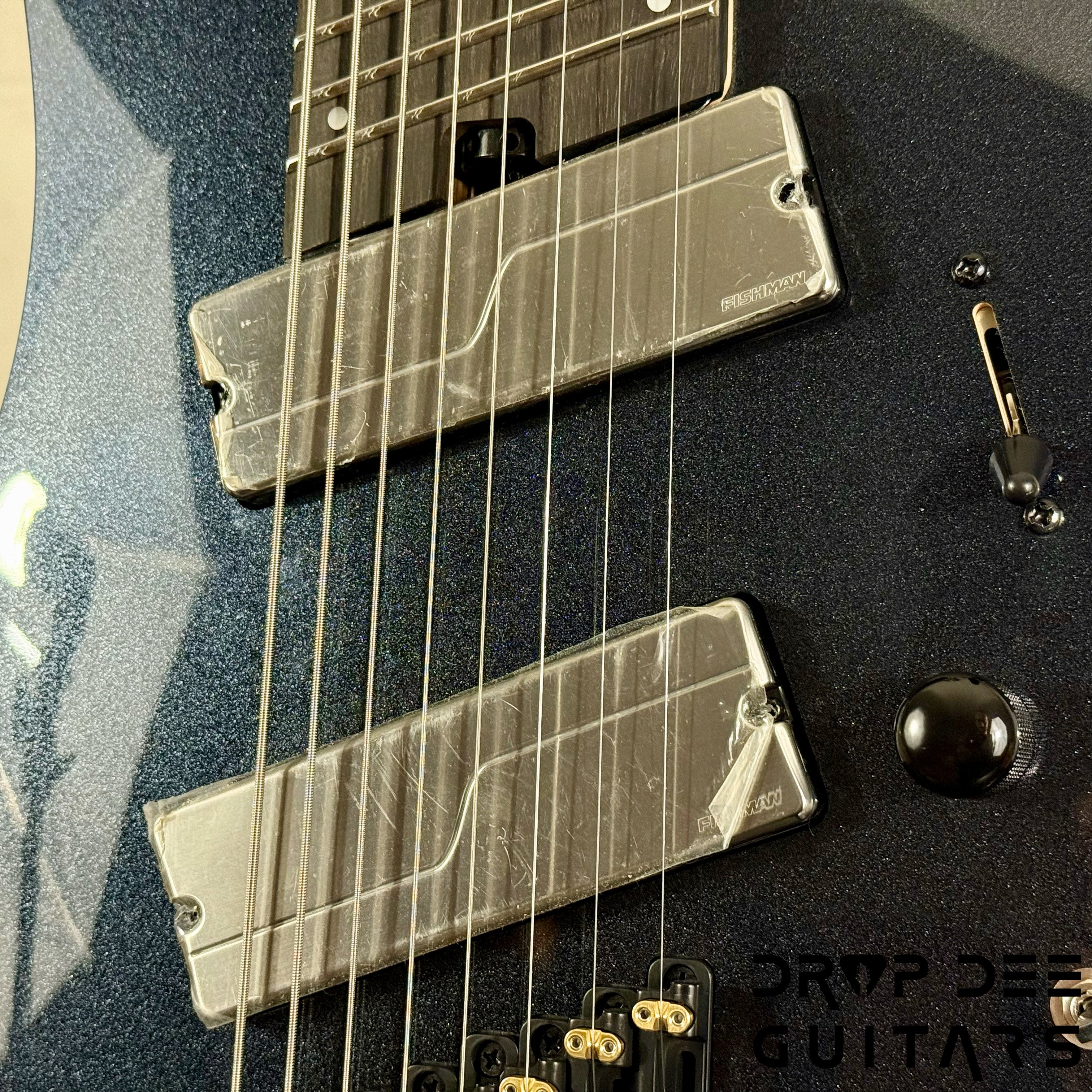 Ibanez Alpha A528 Multiscale 8-String Electric Guitar w/ Bag - Iron Pewter