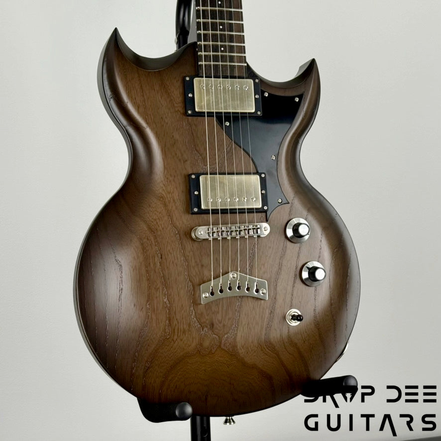 Dunable USA Custom Shop Minotaur Electric Guitar w/ Case - Trans Black