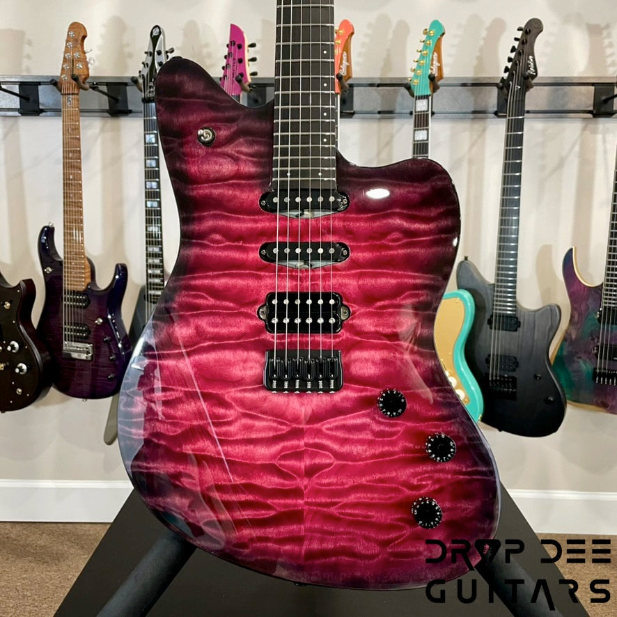 SMP Custom Shop Ichor Electric Guitar w/ Case - Red Quilt
