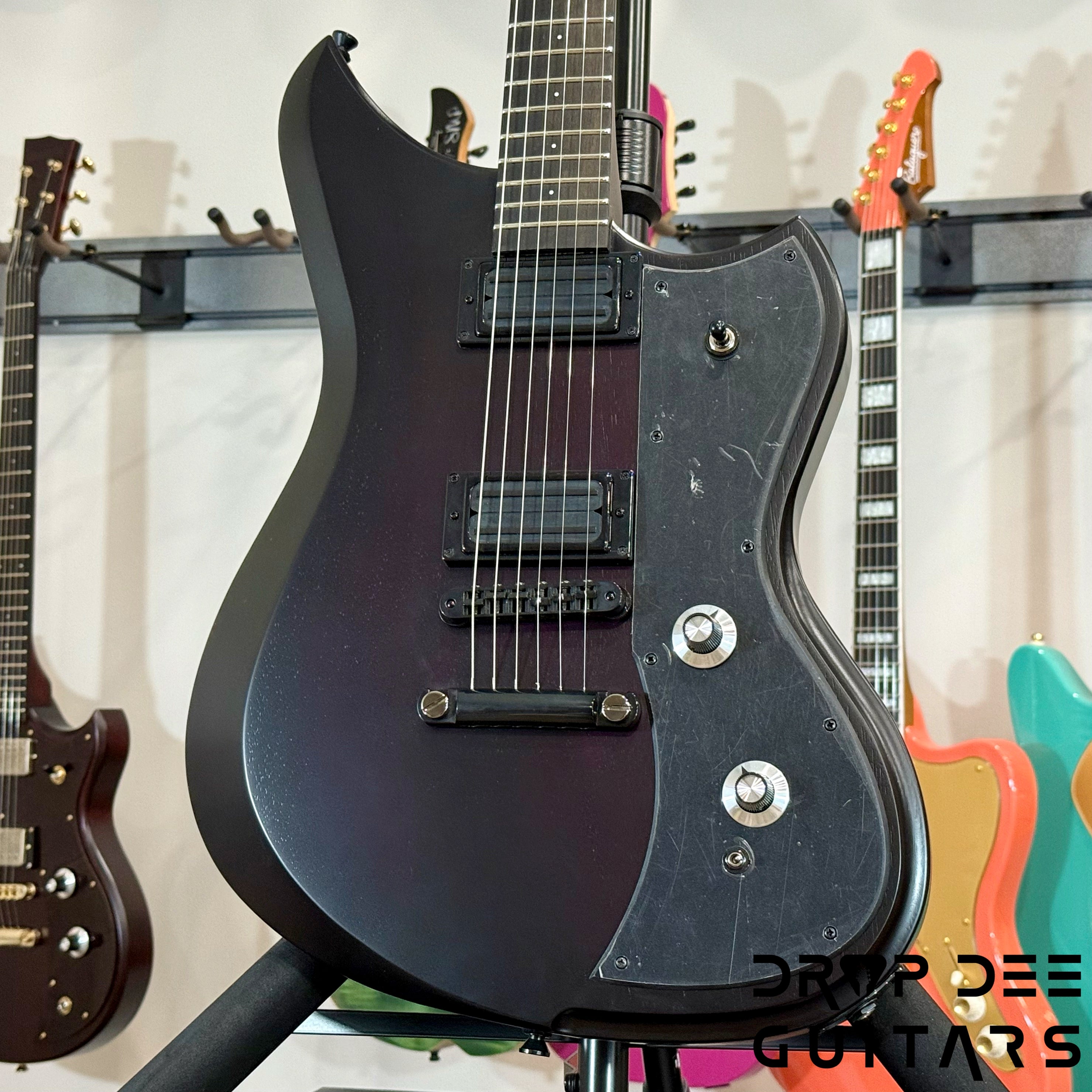 Dunable USA Custom Shop Yeti Electric Guitar w/ Case - Trans Purple