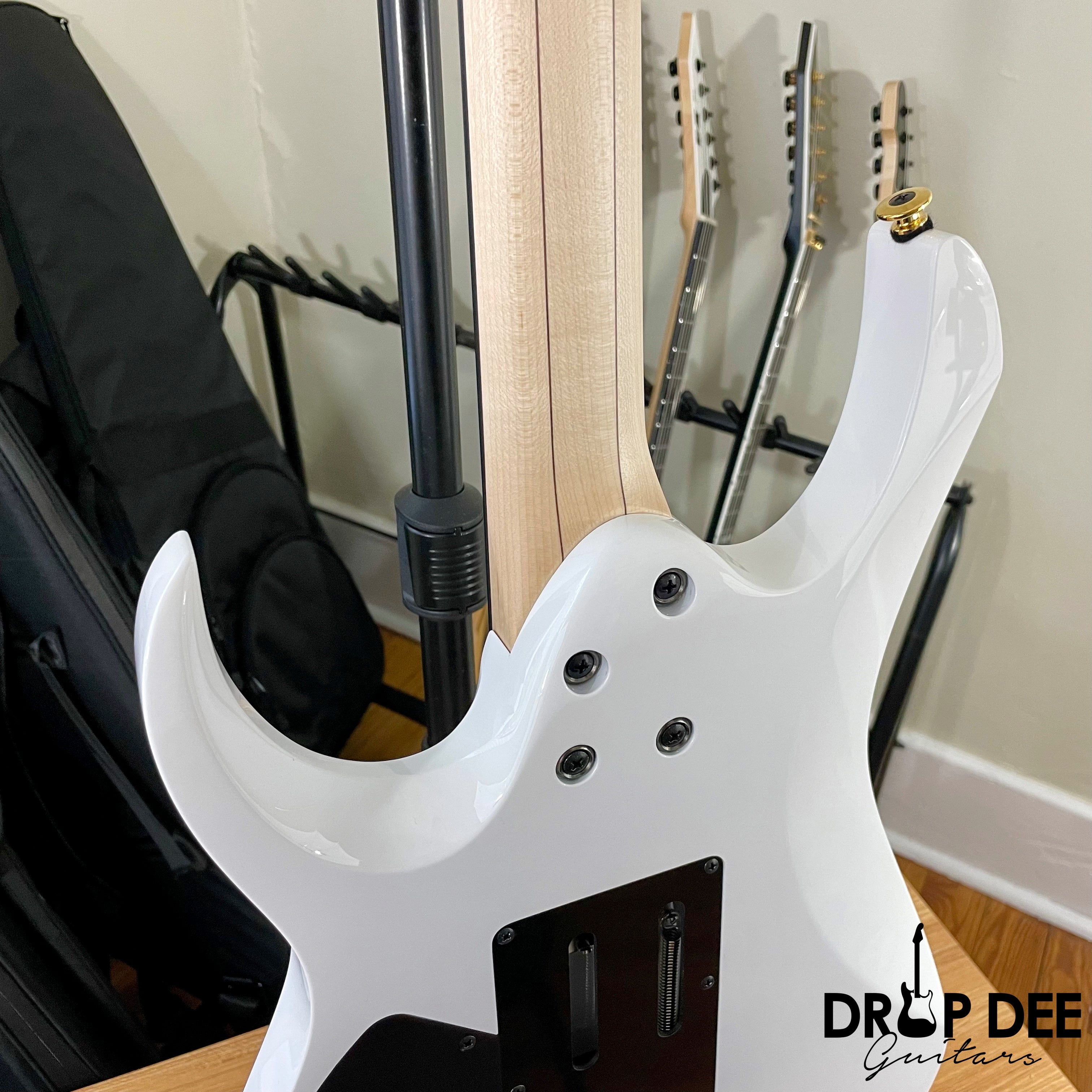 Ibanez Axe Lab Design RGA622XH Electric Guitar w/ Case - White