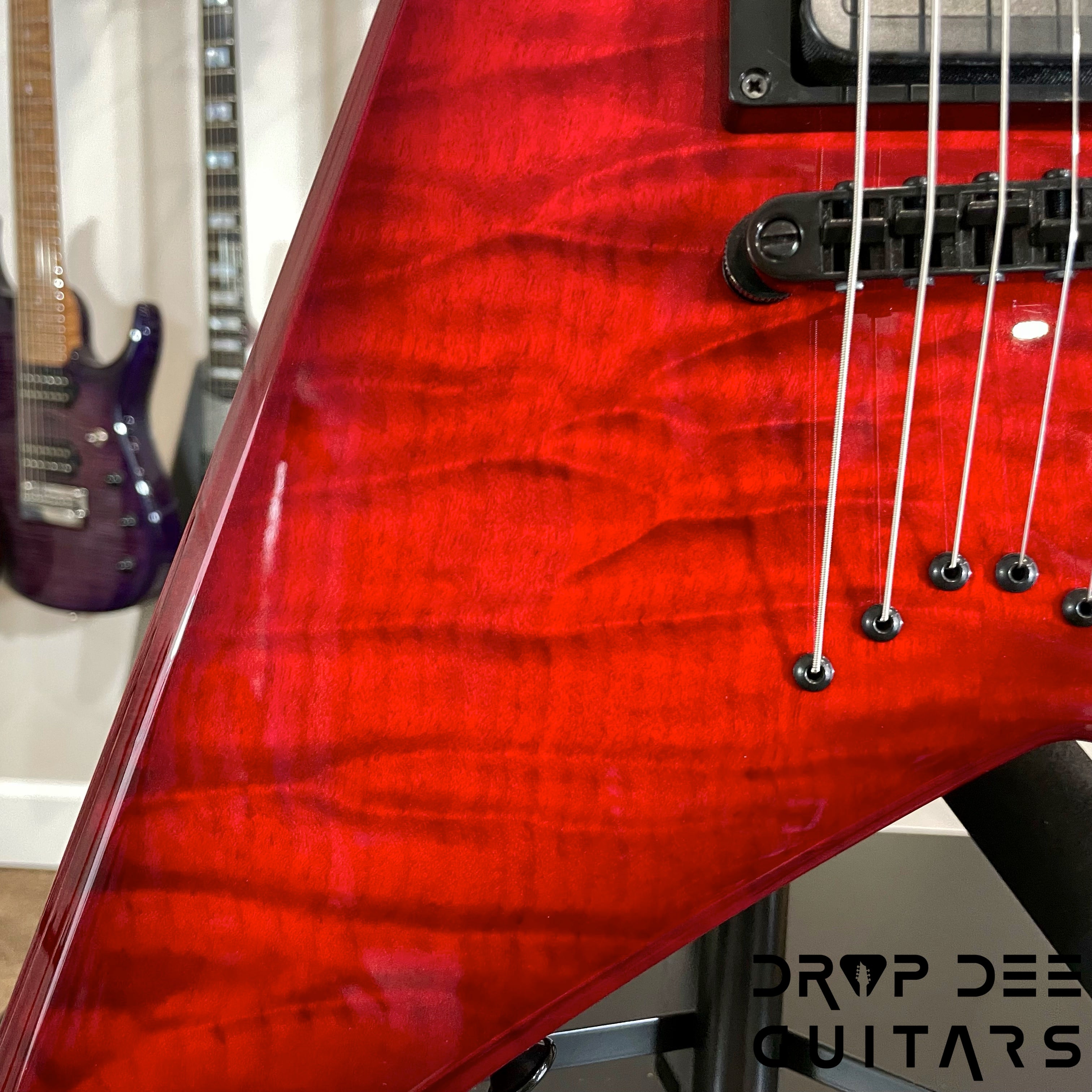 Jackson USA Custom Shop Special Edition Randy Rhoads Electric Guitar w/ Case - Trans Red Burst