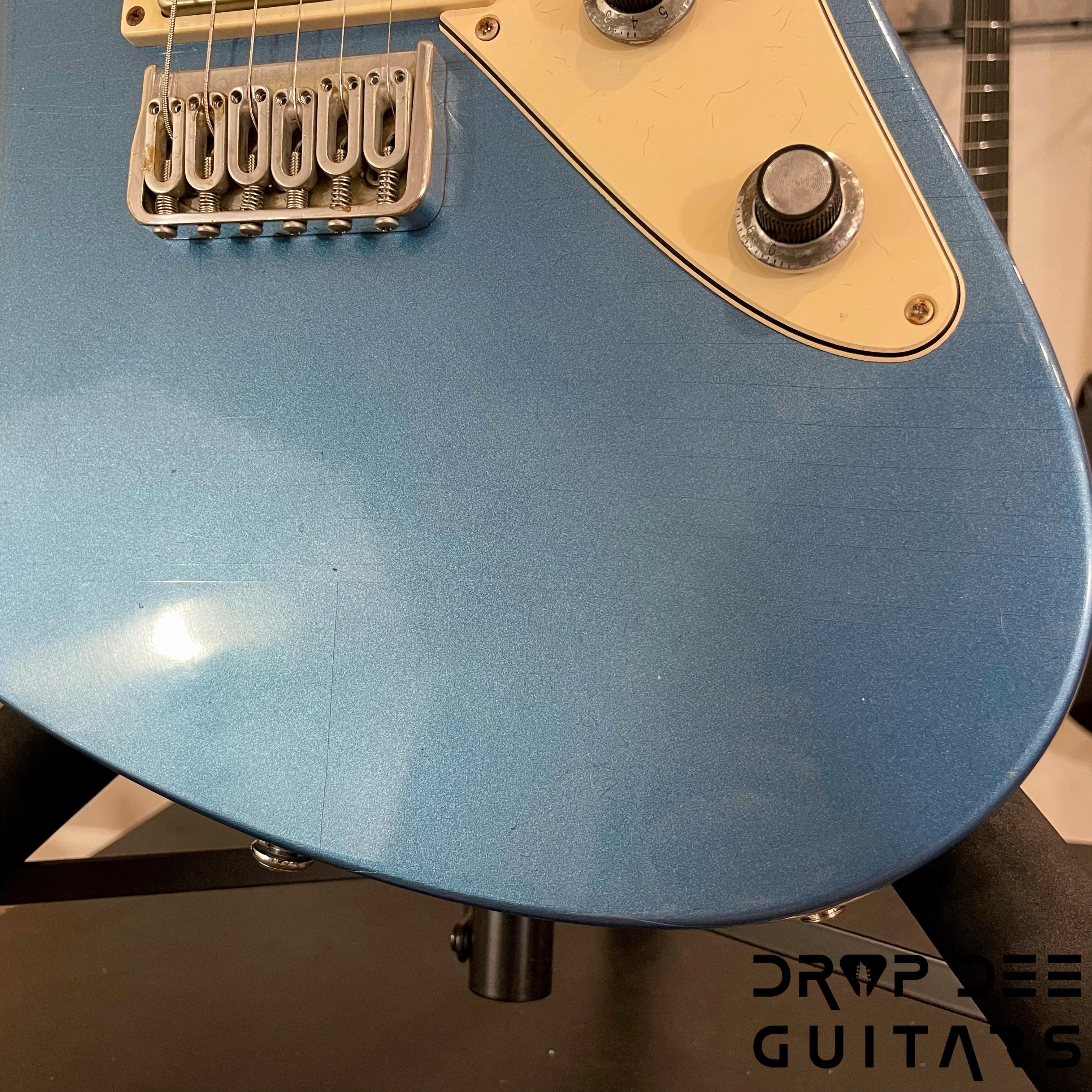 Balaguer USA Heritage Espada Electric Guitar w/ Case - Nitro Aged Pelham Blue Finish