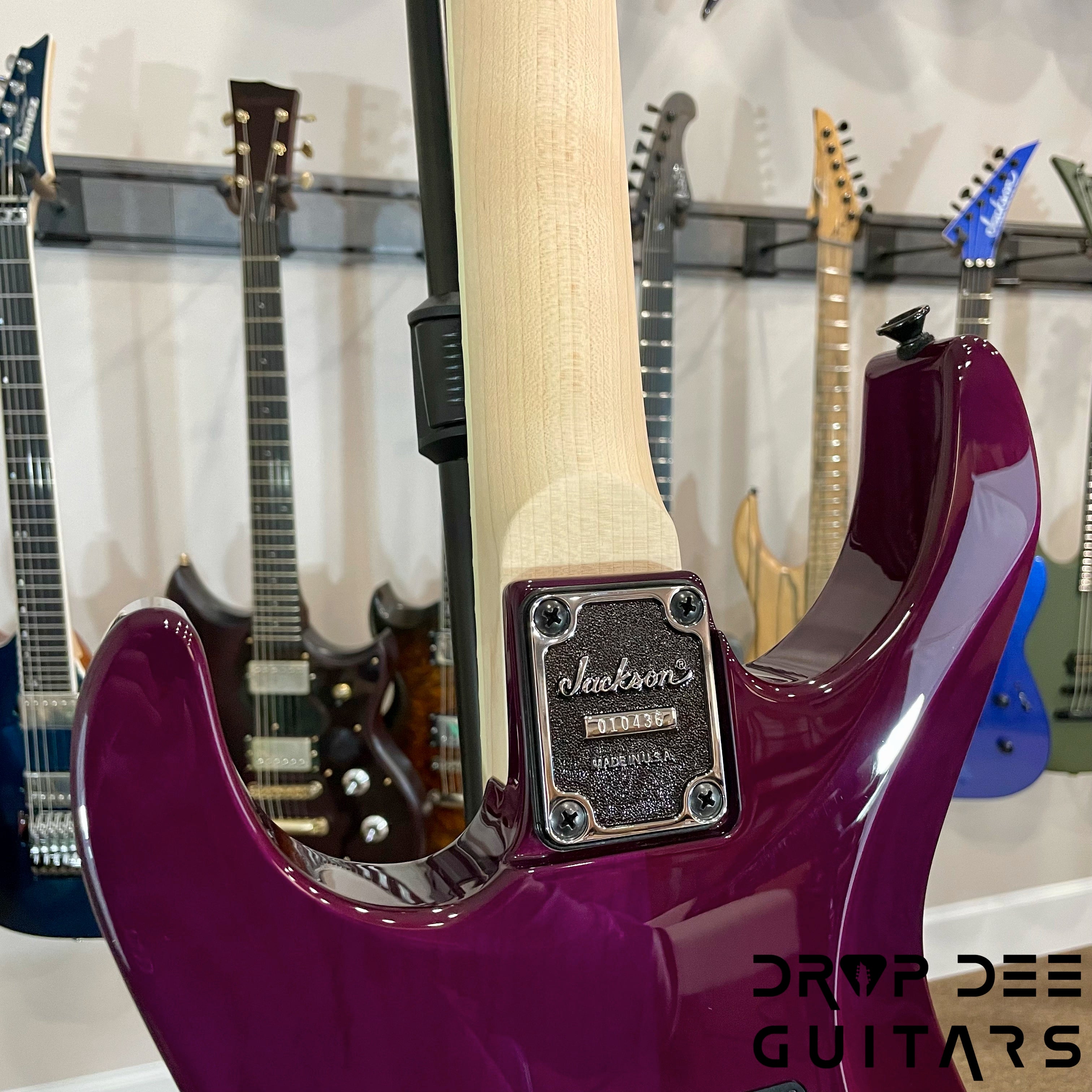 Jackson Custom Shop Dinky FR Electric Guitar w/ Case - Purple Burst
