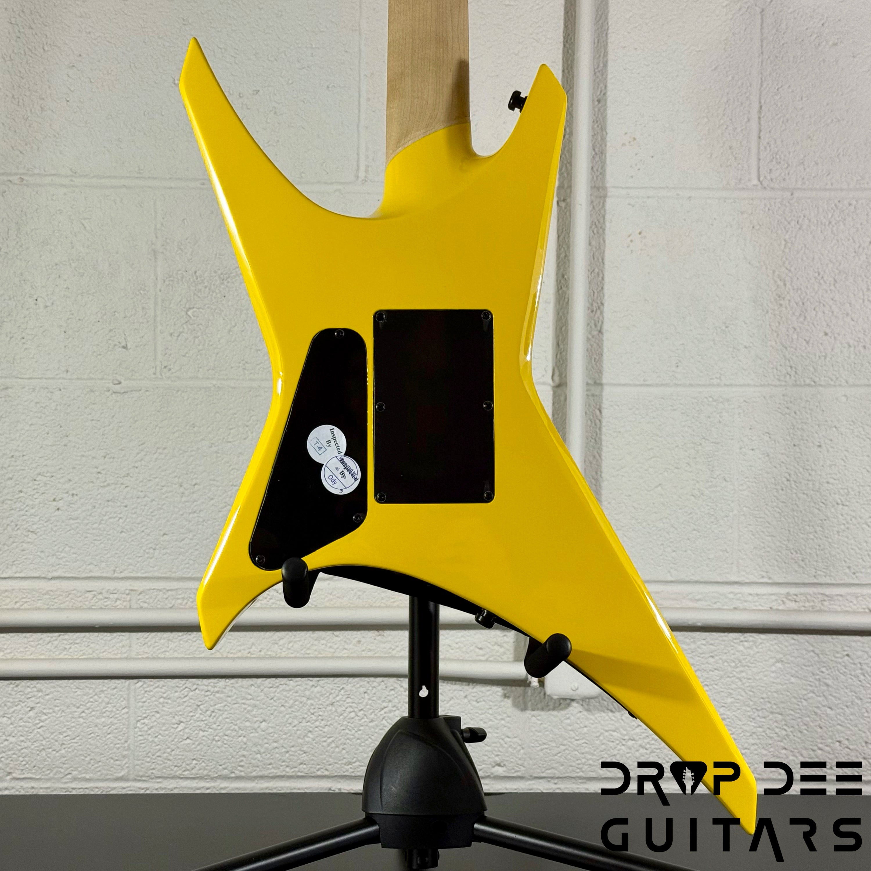 Jackson Pro Series Dave Davidson Signature WR7 Baritone 7-String Electric Guitar w/ Bag - Ferrari Yellow