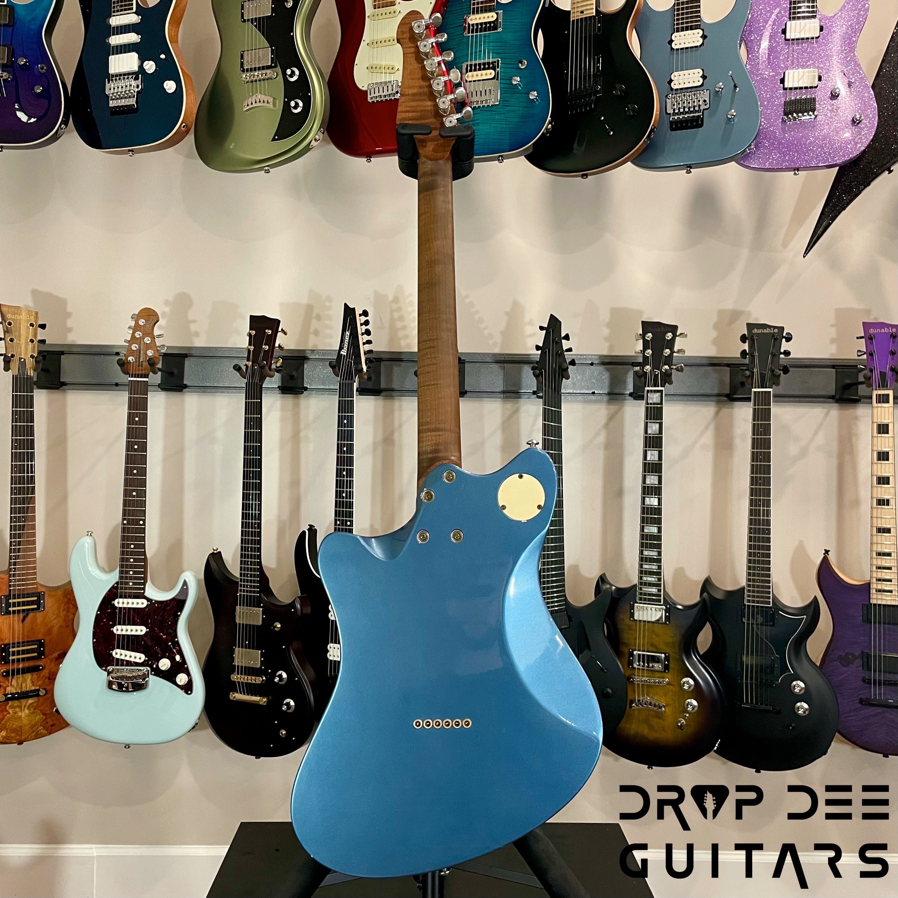Balaguer USA Heritage Espada Electric Guitar w/ Case - Nitro Aged Pelham Blue Finish