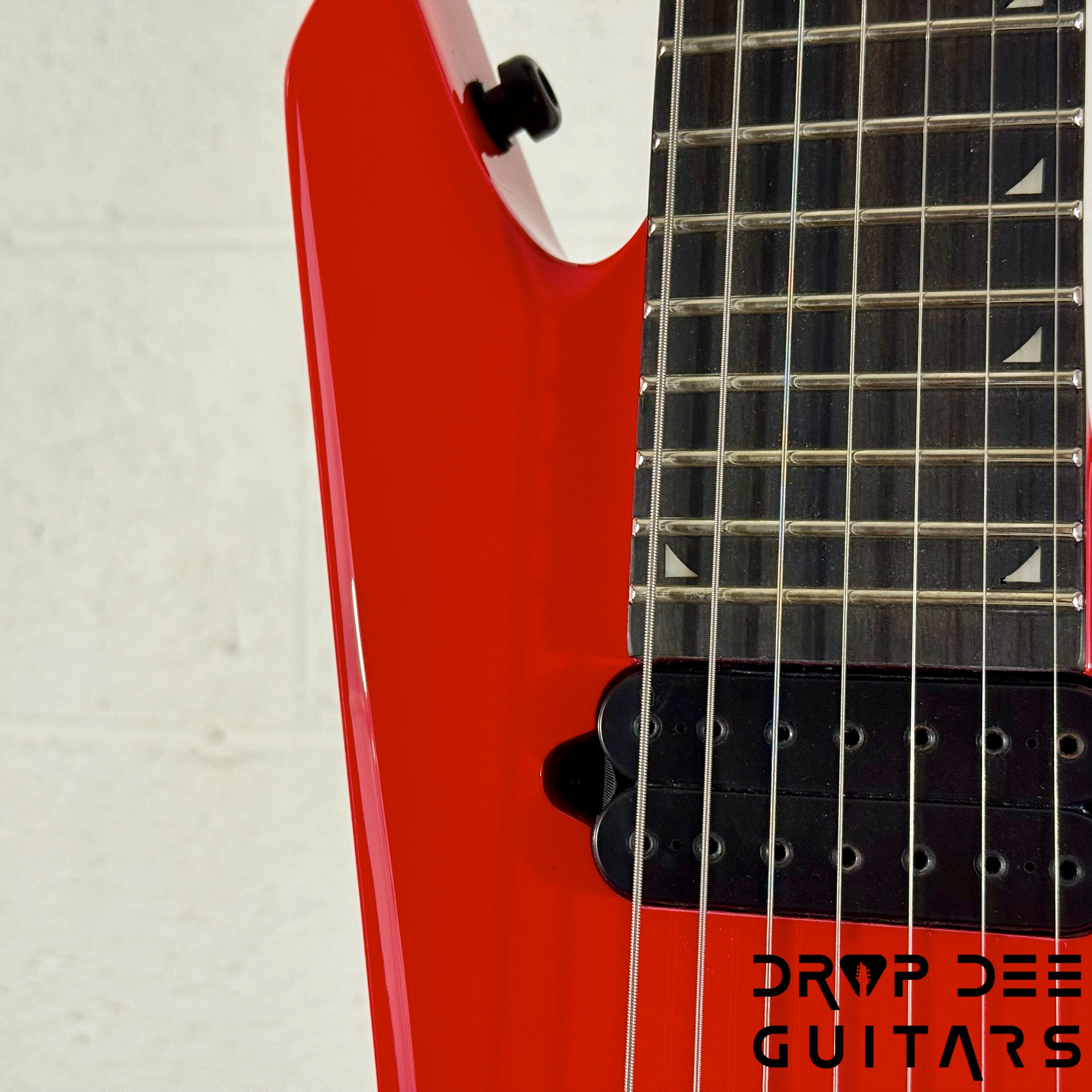Jackson Pro Series Dave Davidson Signature WR7 Baritone 7-String Electric Guitar w/ Bag - Ferrari Red