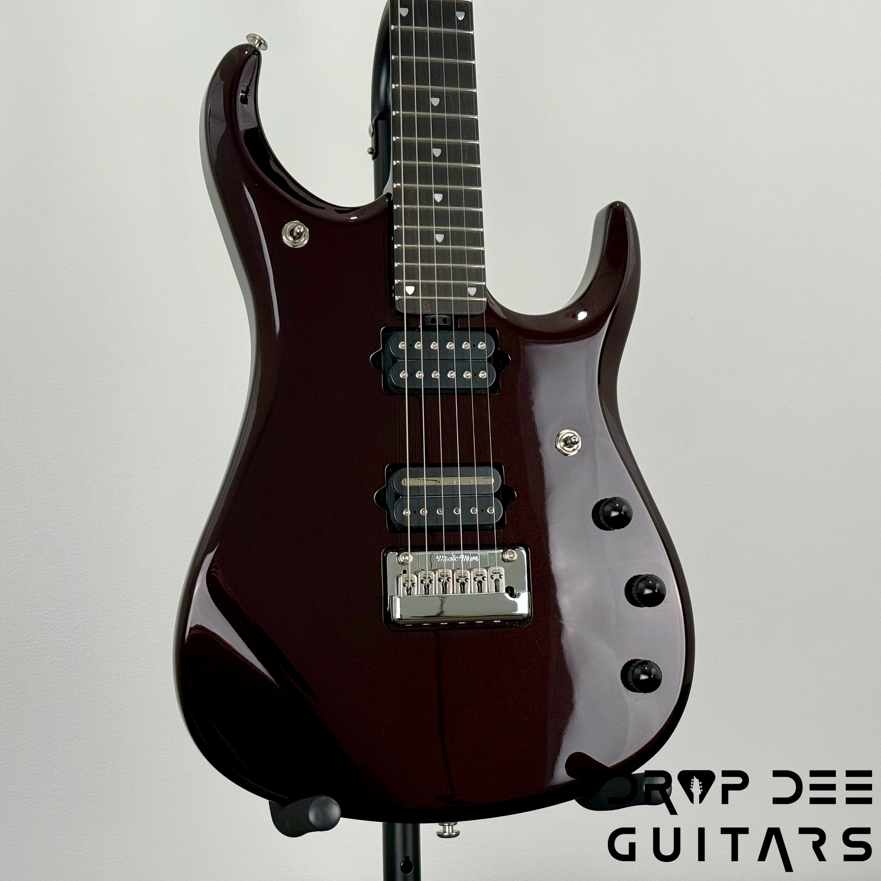 Ernie Ball Music Man JP12 6 Electric Guitar w/ Case - Cherry Sugar