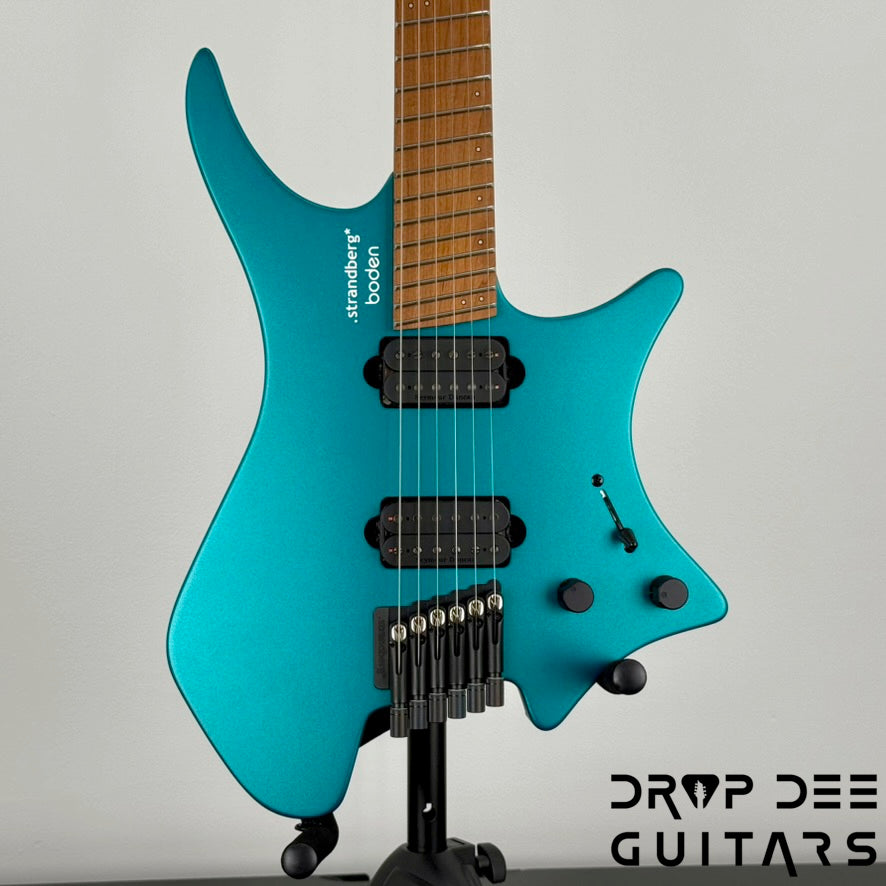 Strandberg Boden Standard N2.6 Multiscale Headless Electric Guitar w/ Bag - Transformative Teal Metallic