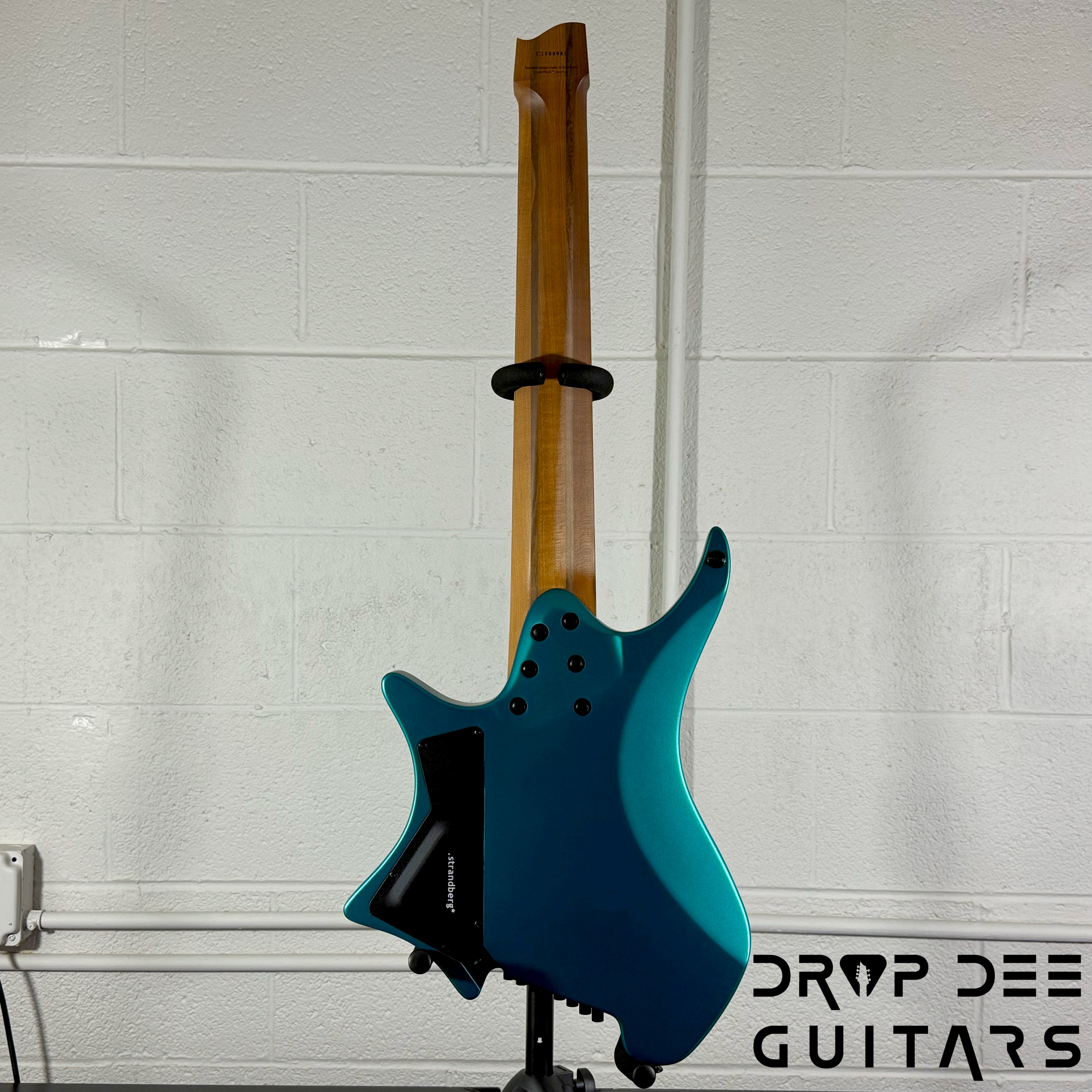 Strandberg Boden Standard N2.8 8-String Multiscale Headless Electric Guitar w/ Bag - Transformative Teal Metallic