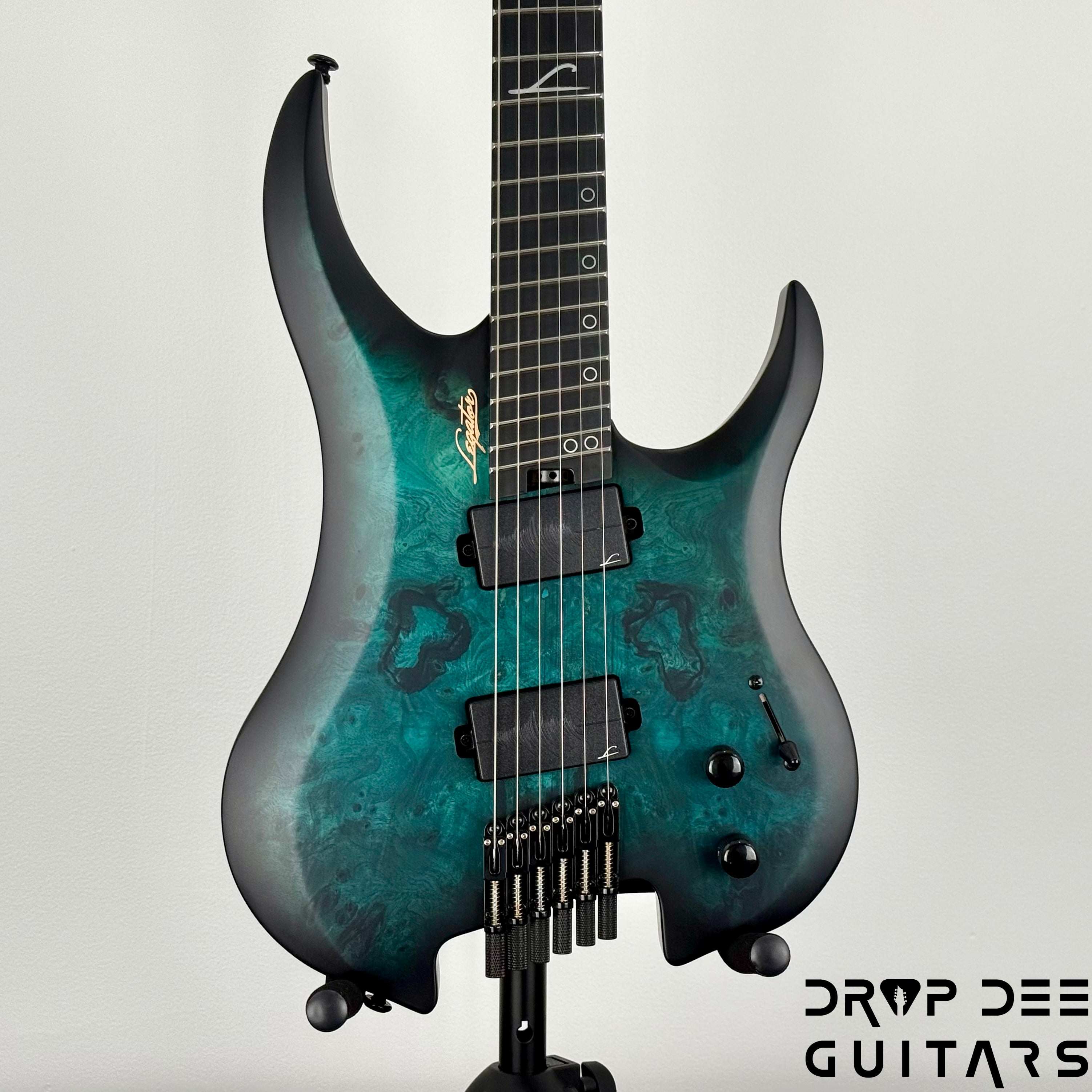 Legator Ghost G6FSS Multiscale Headless Electric Guitar w/ Bag - Dark Sapphire