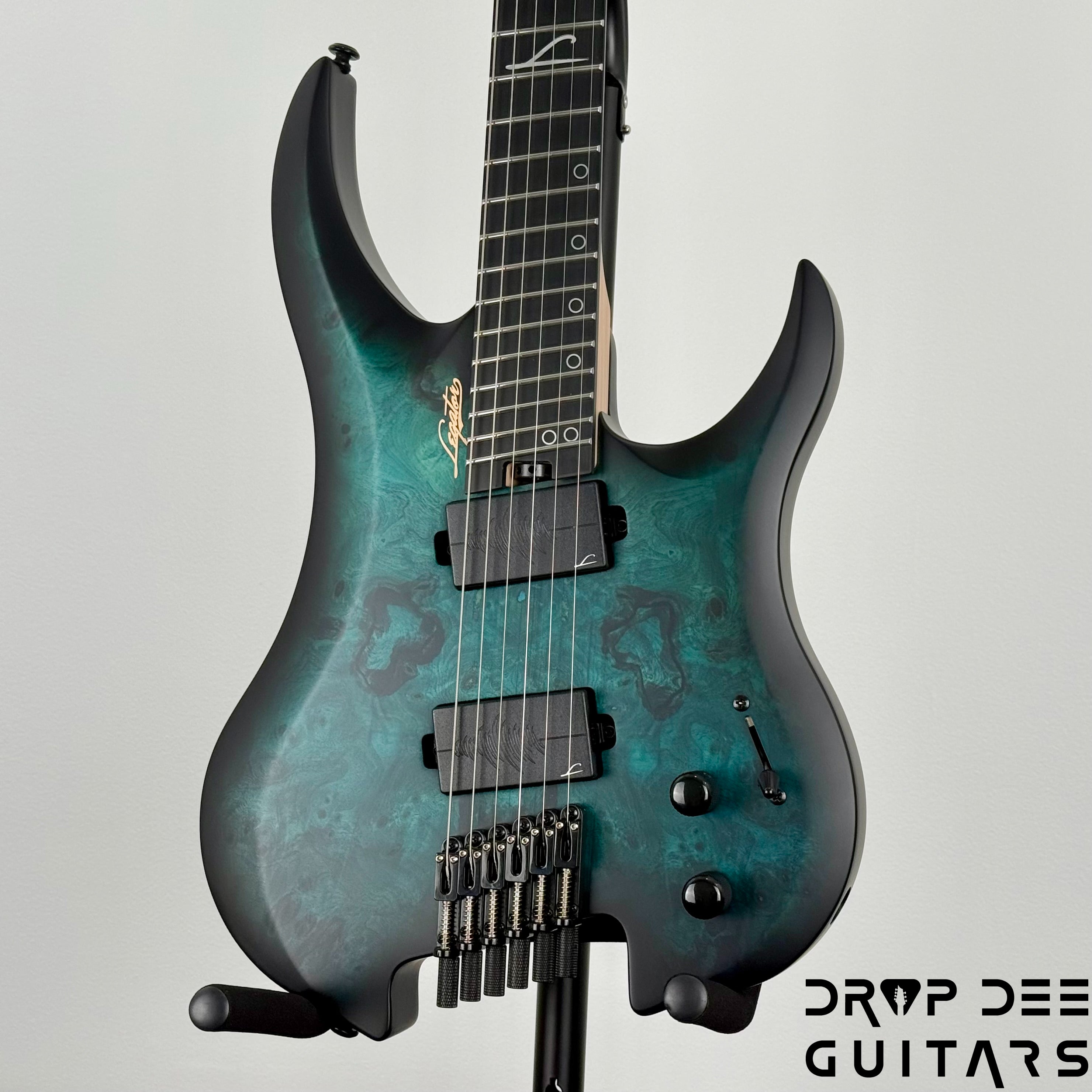 Legator Ghost G6FSS Multiscale Headless Electric Guitar w/ Bag - Dark Sapphire