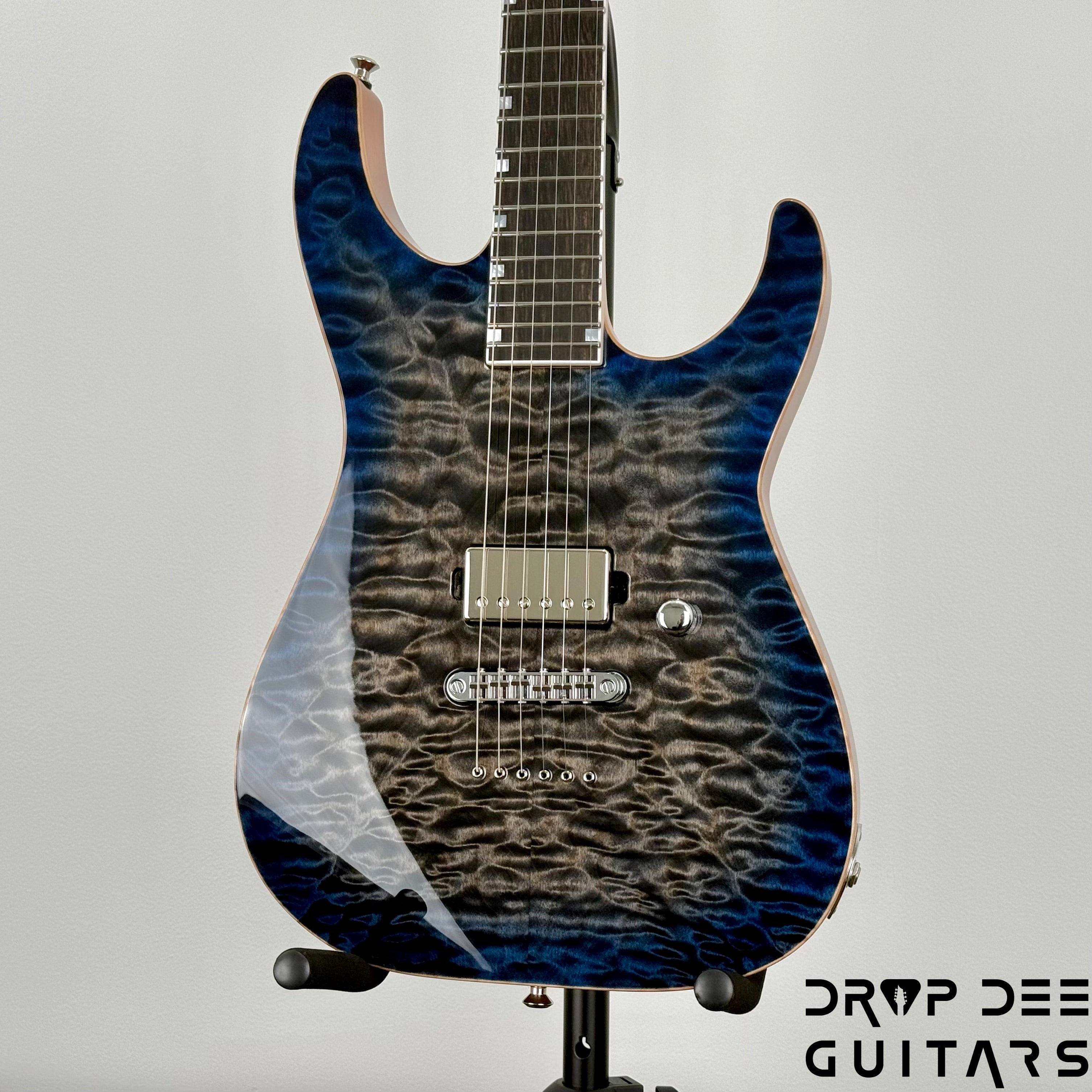 ESP USA M-I NTB NT Electric Guitar w/ Case - Blue Moon