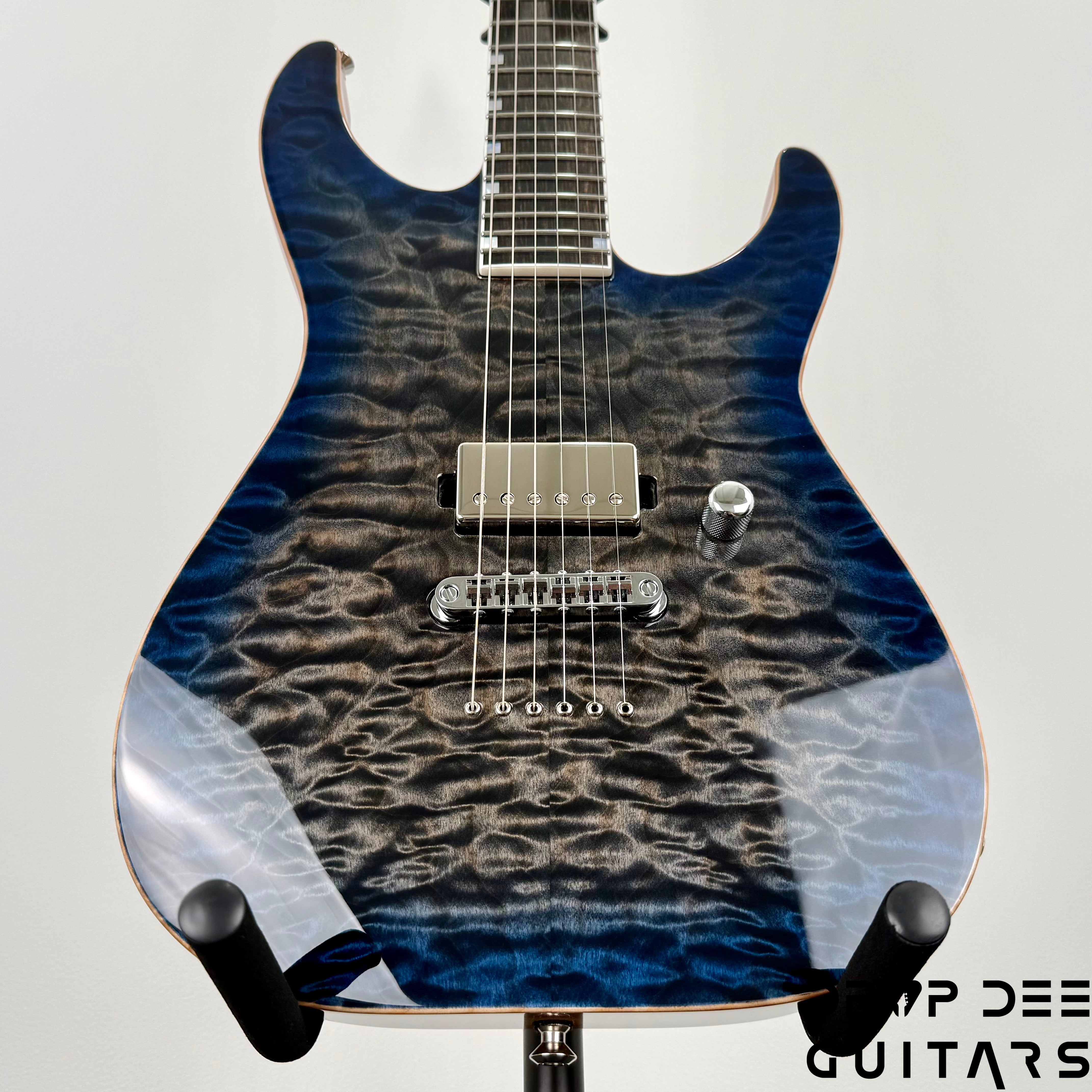 ESP USA M-I NTB NT Electric Guitar w/ Case - Blue Moon