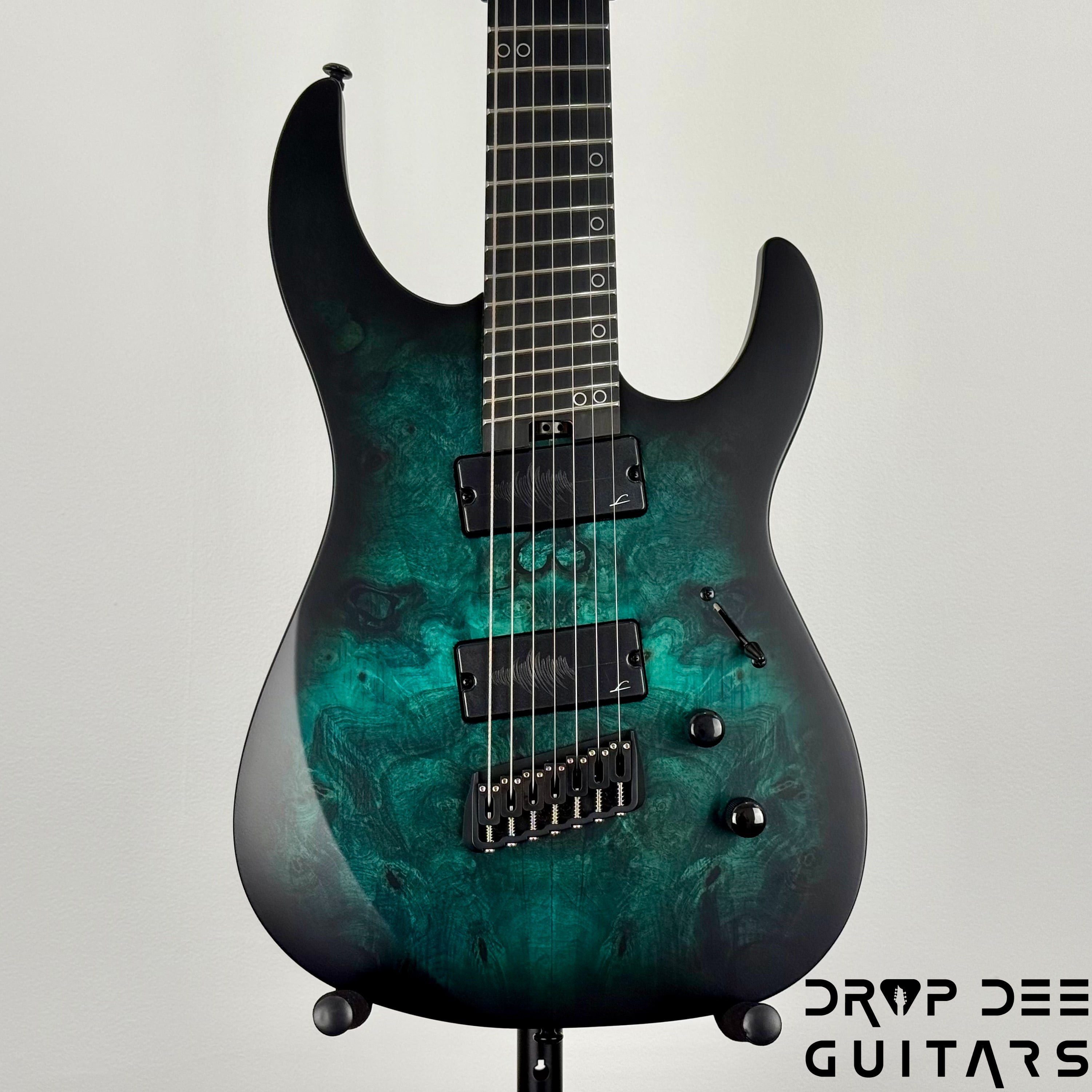 Legator Ninja N7FSS 7-String Multiscale Electric Guitar w/ Bag - Dark Sapphire