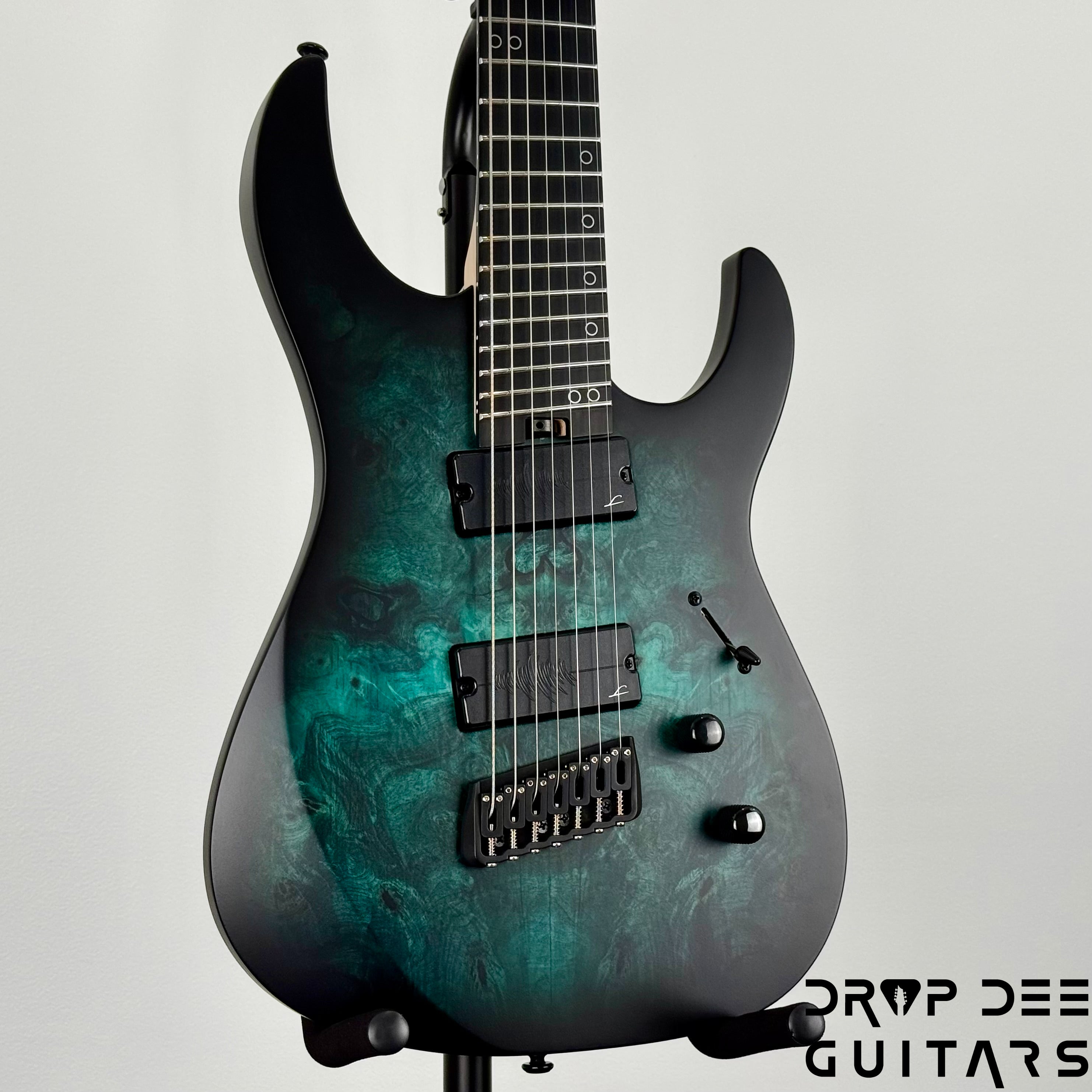 Legator Ninja N7FSS 7-String Multiscale Electric Guitar w/ Bag - Dark Sapphire