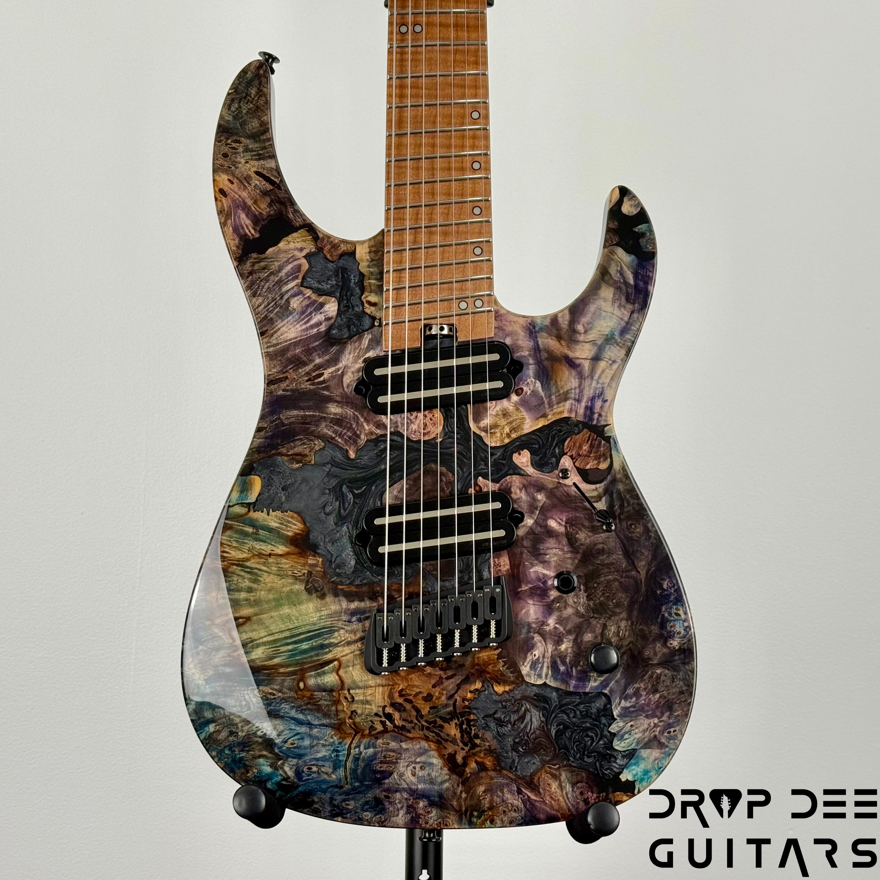 Legator Ninja X7F Multiscale 7-String Electric Guitar w/ Bag - Coral