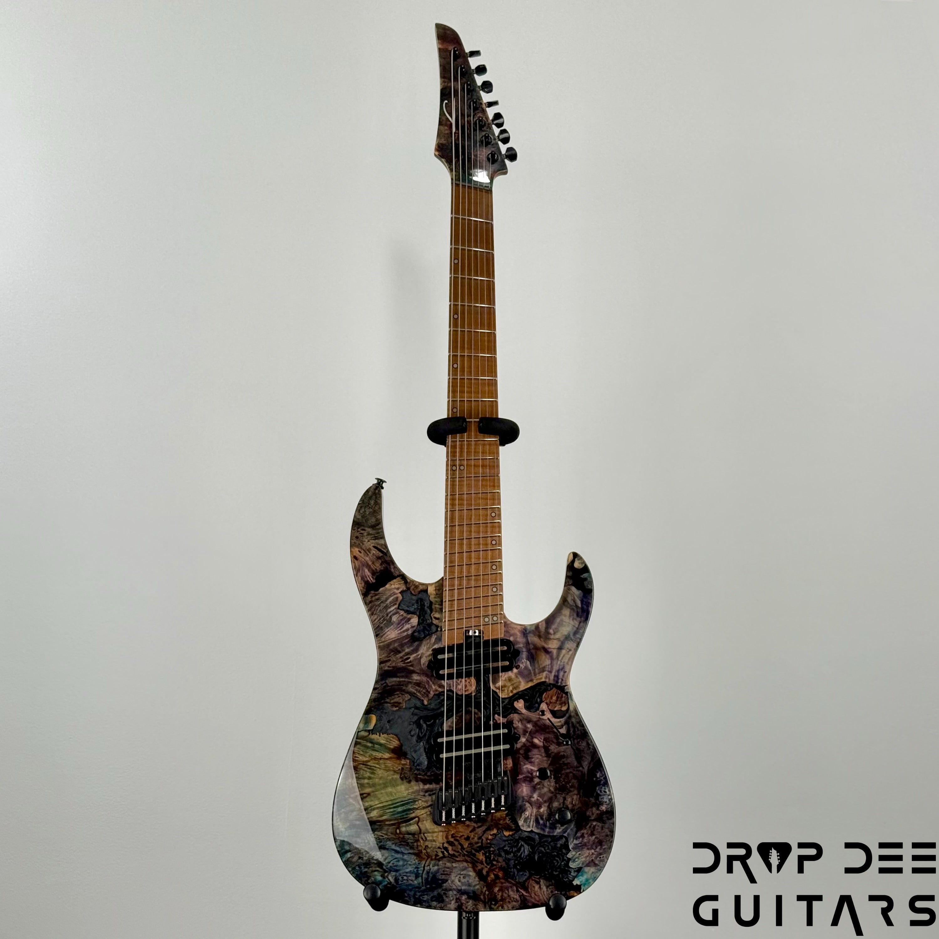 Legator Ninja X7F Multiscale 7-String Electric Guitar w/ Bag - Coral