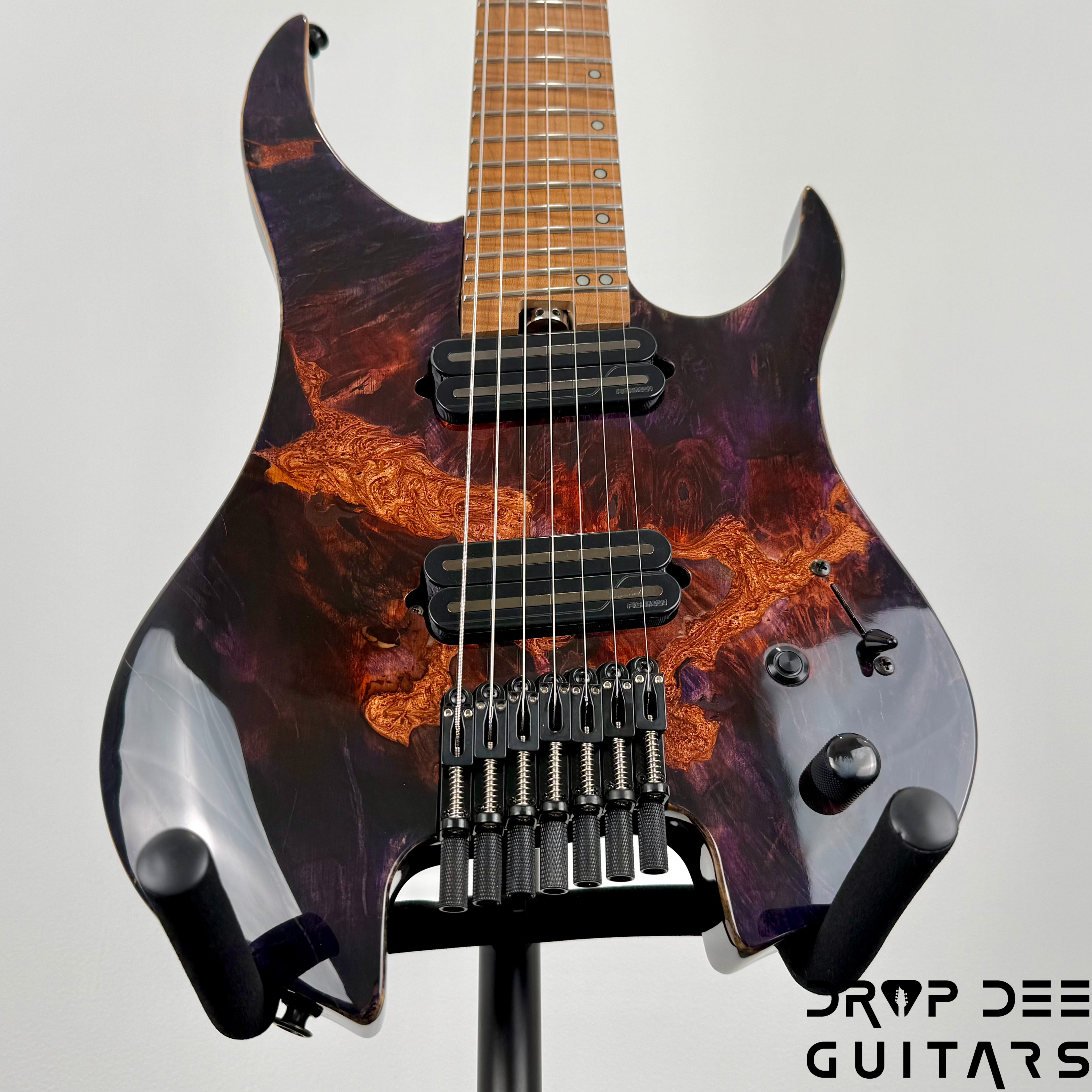 Legator Ghost X7F Multiscale Headless 7-String Electric Guitar w/ Bag - Magma