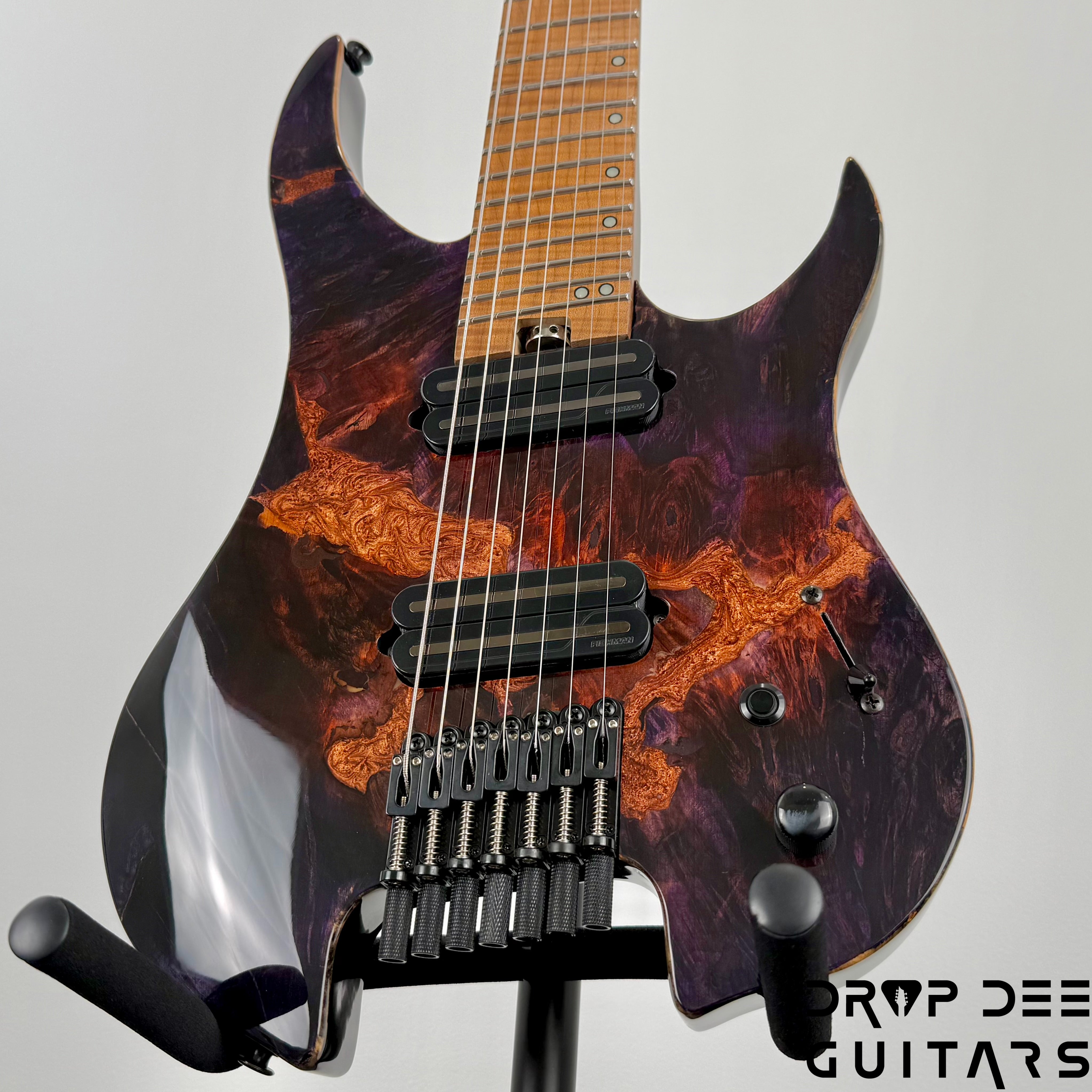 Legator Ghost X7F Multiscale Headless 7-String Electric Guitar w/ Bag - Magma