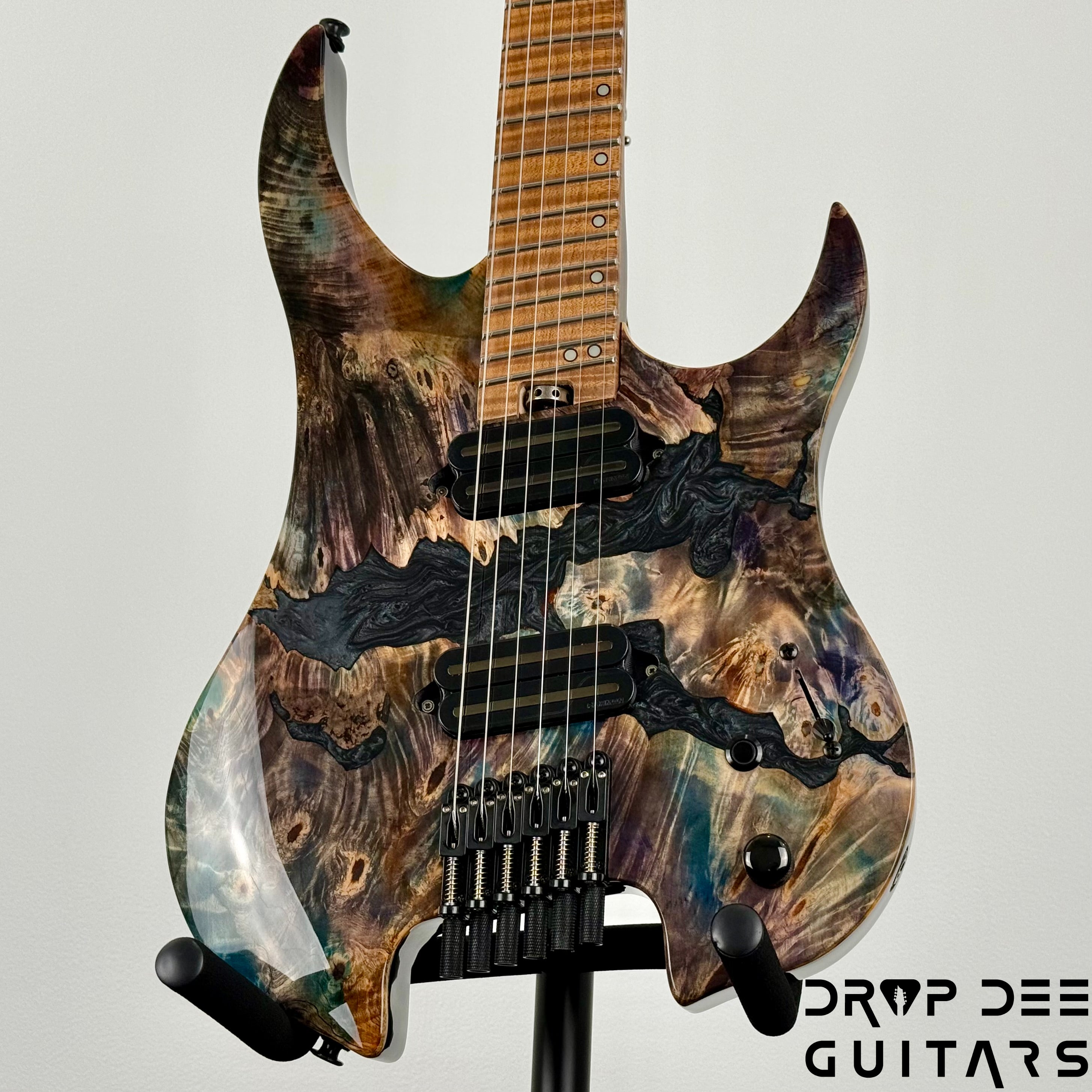 Legator Ghost X6F Multiscale Headless Electric Guitar w/ Bag - Coral