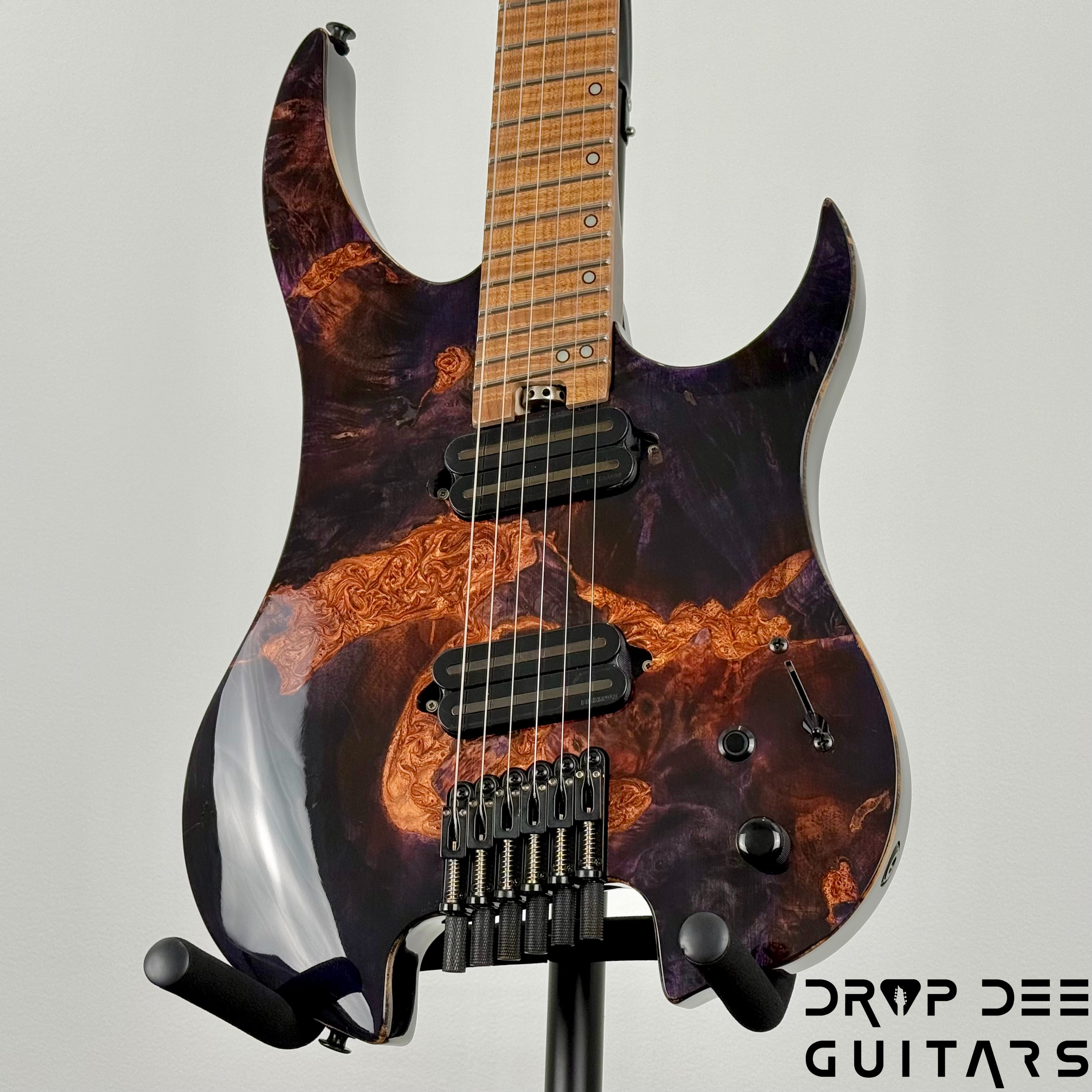 Legator Ghost X6F Multiscale Headless Electric Guitar w/ Bag - Magma