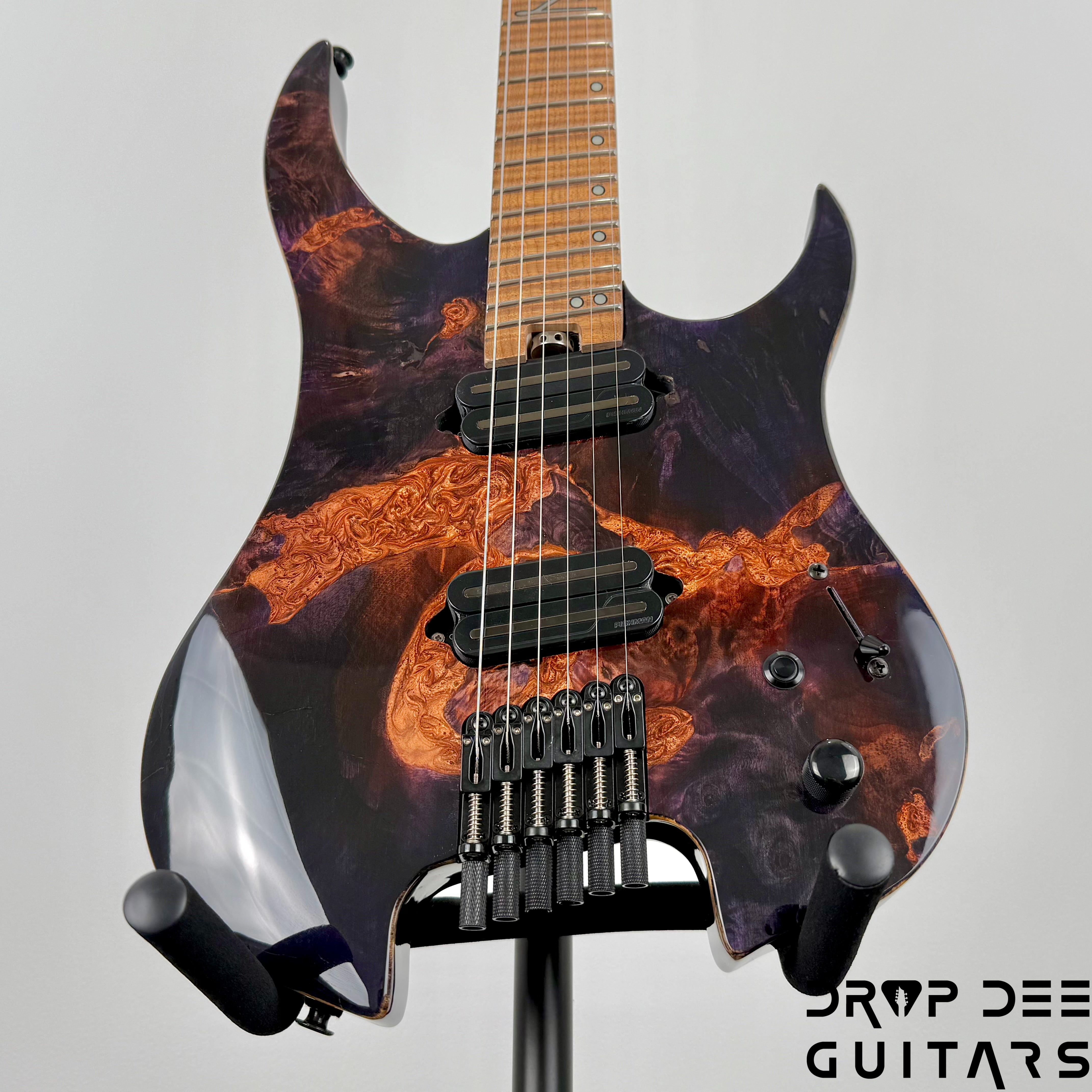 Legator Ghost X6F Multiscale Headless Electric Guitar w/ Bag - Magma