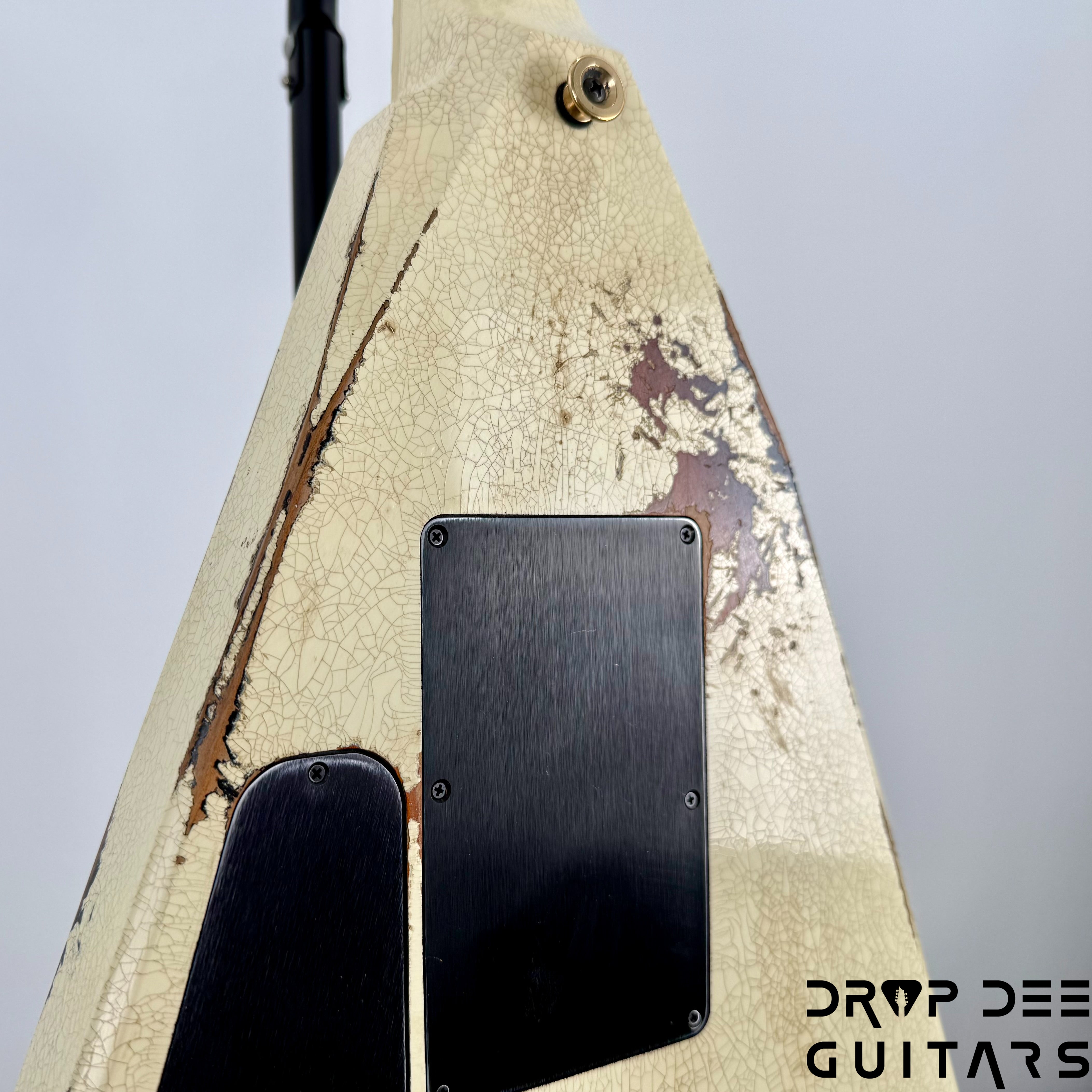 Jackson USA Custom Shop Special Edition Rhoads Electric Guitar w/ Case - Vanilla Shake over 2 Tone Burst