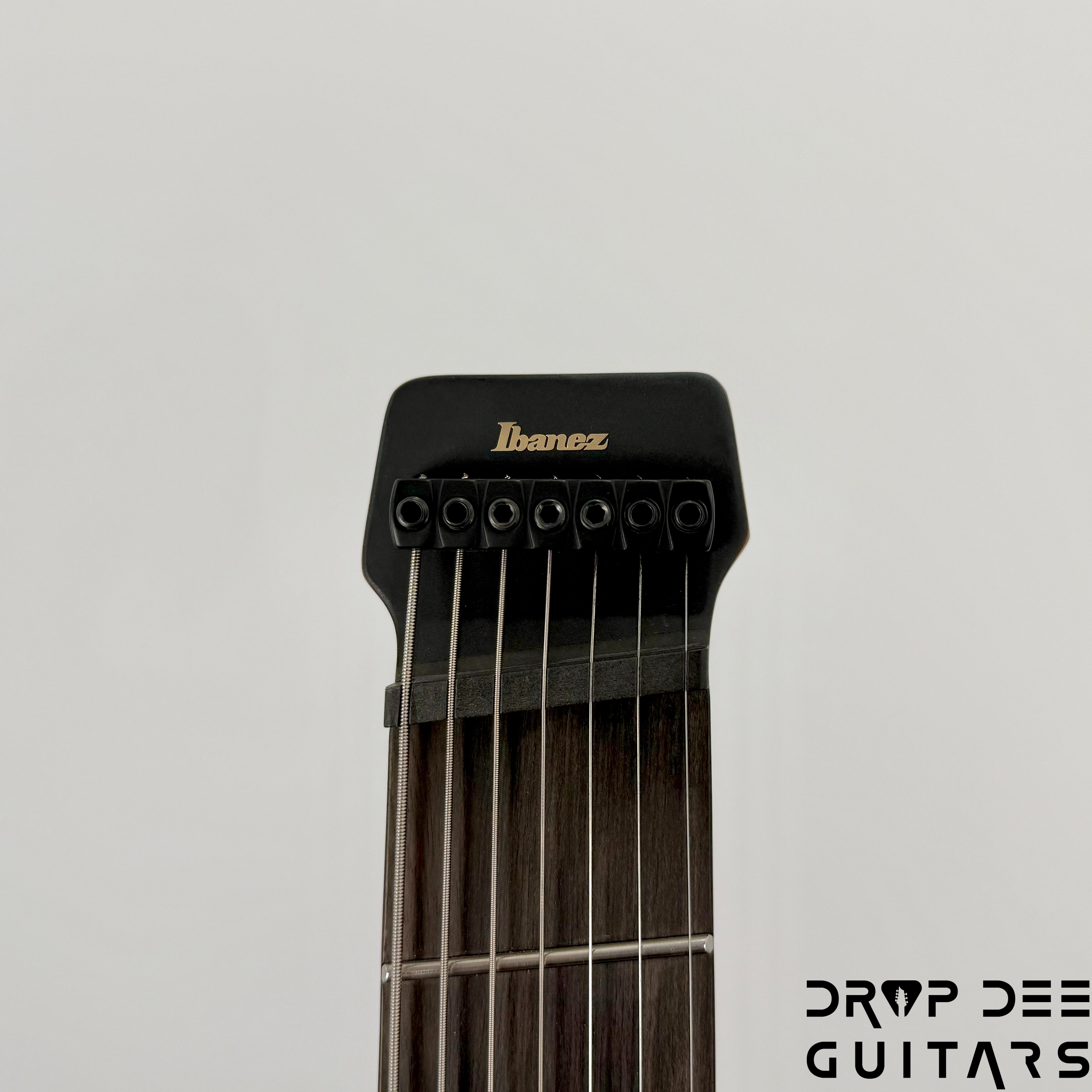 Ibanez Standard QX527B 7-String Headless Electric Guitar w/ Bag - Weathered Black