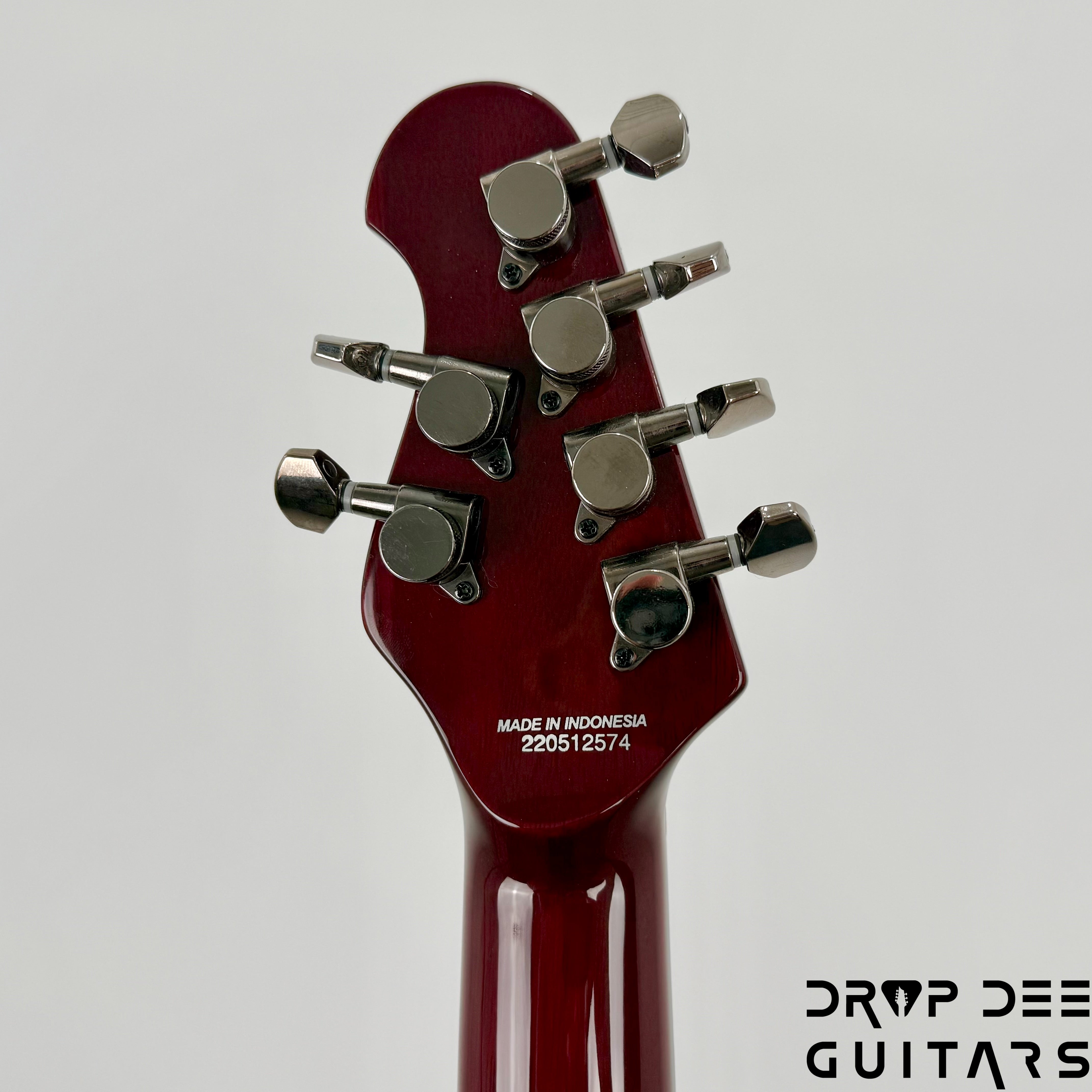 Sterling By Music Man John Petrucci Signature Majesty MAJ200 Electric Guitar w/ Bag - Blood Orange Burst