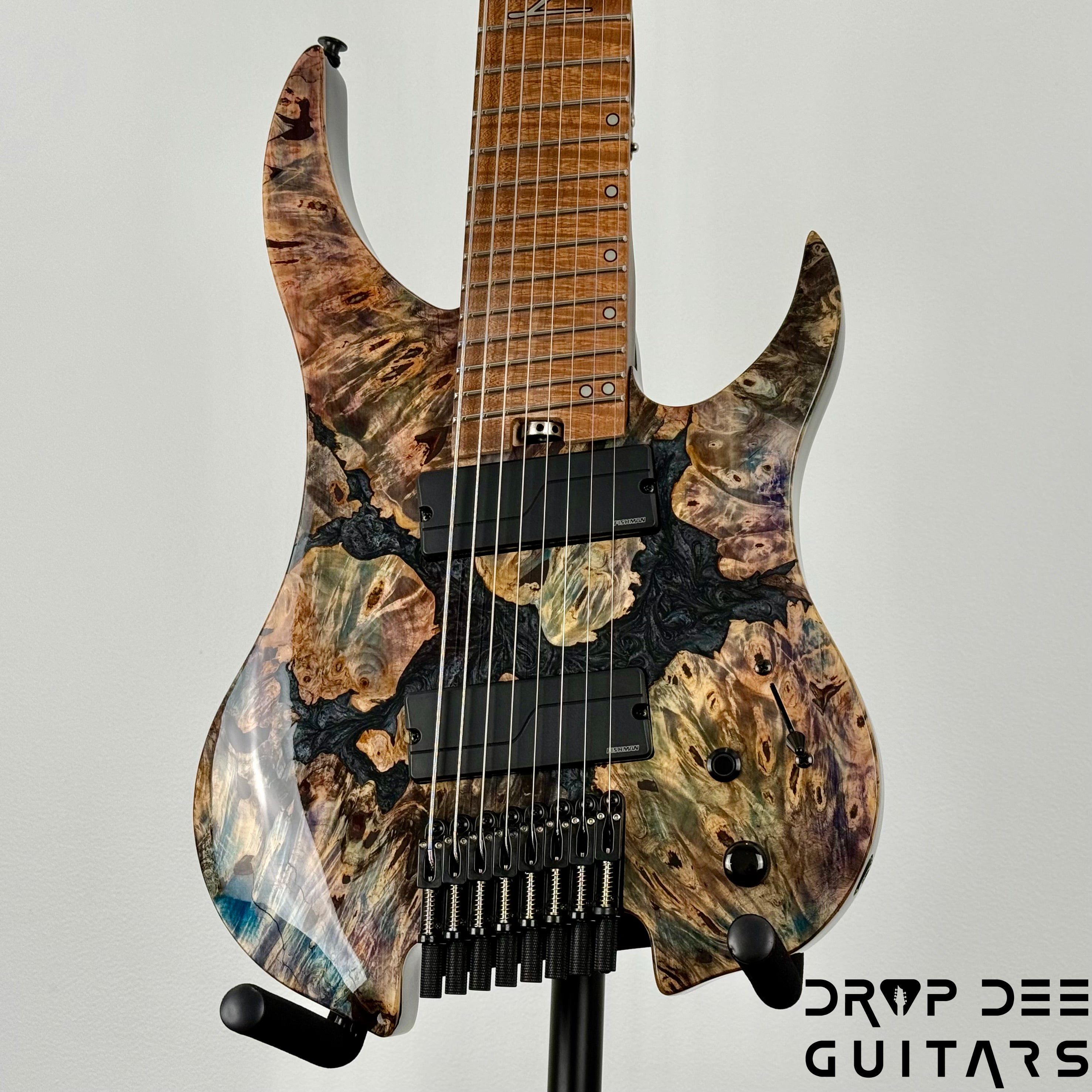 Legator Ghost X8F Multiscale Headless 8-String Electric Guitar w/ Bag - Coral