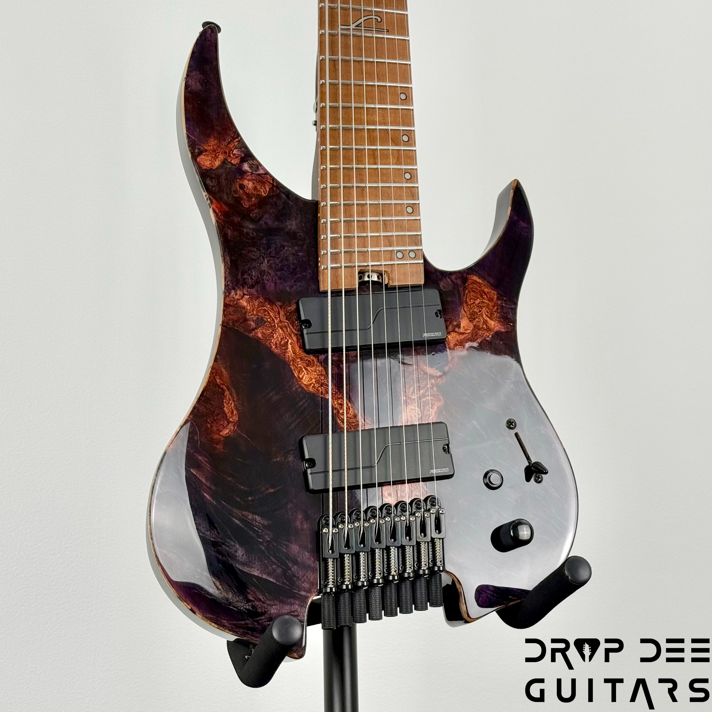 Legator Ghost X8F Multiscale Headless 8-String Electric Guitar w/ Bag - Magma