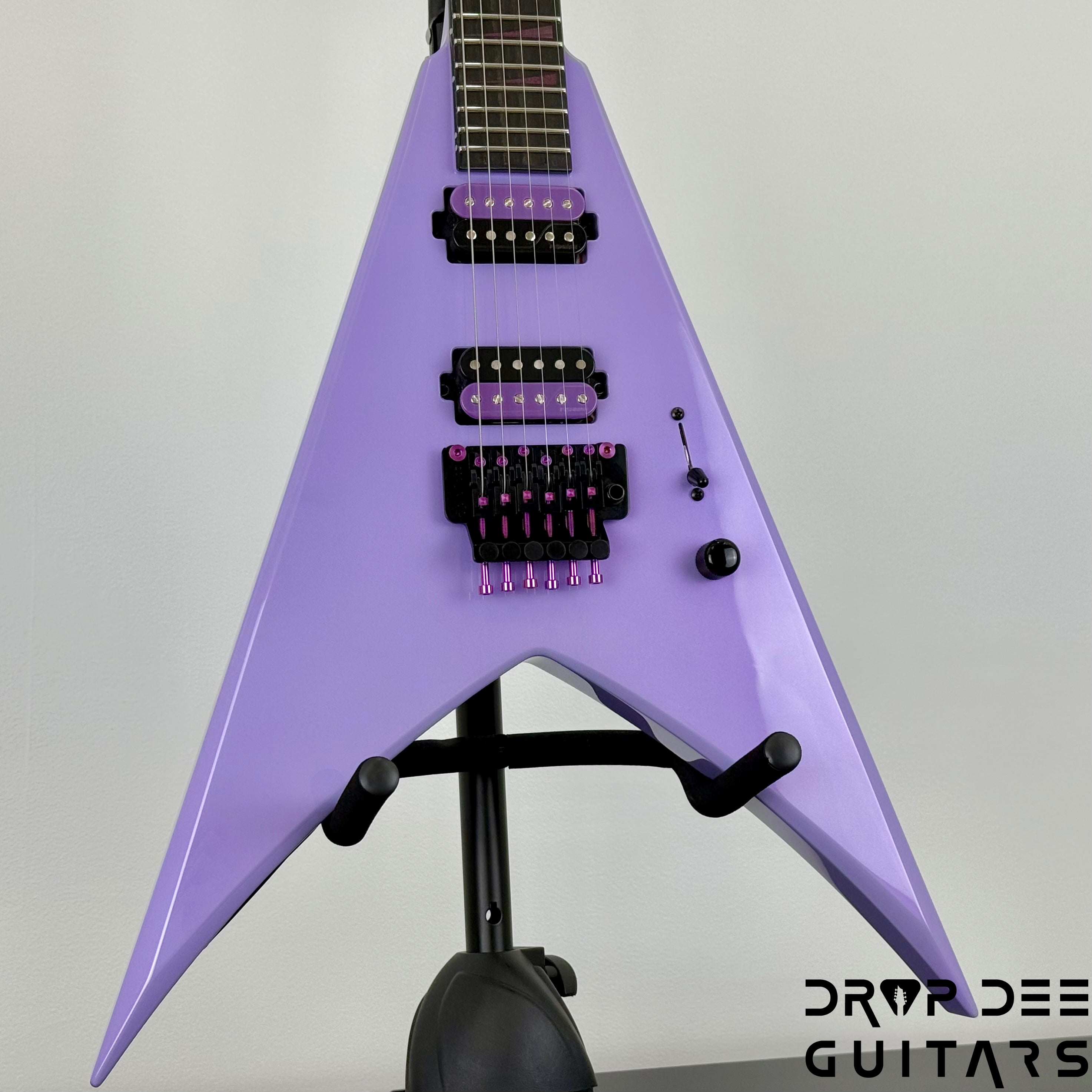 Jackson USA Custom Shop Special Edition King V Electric Guitar w/ Case - Lavender Ice